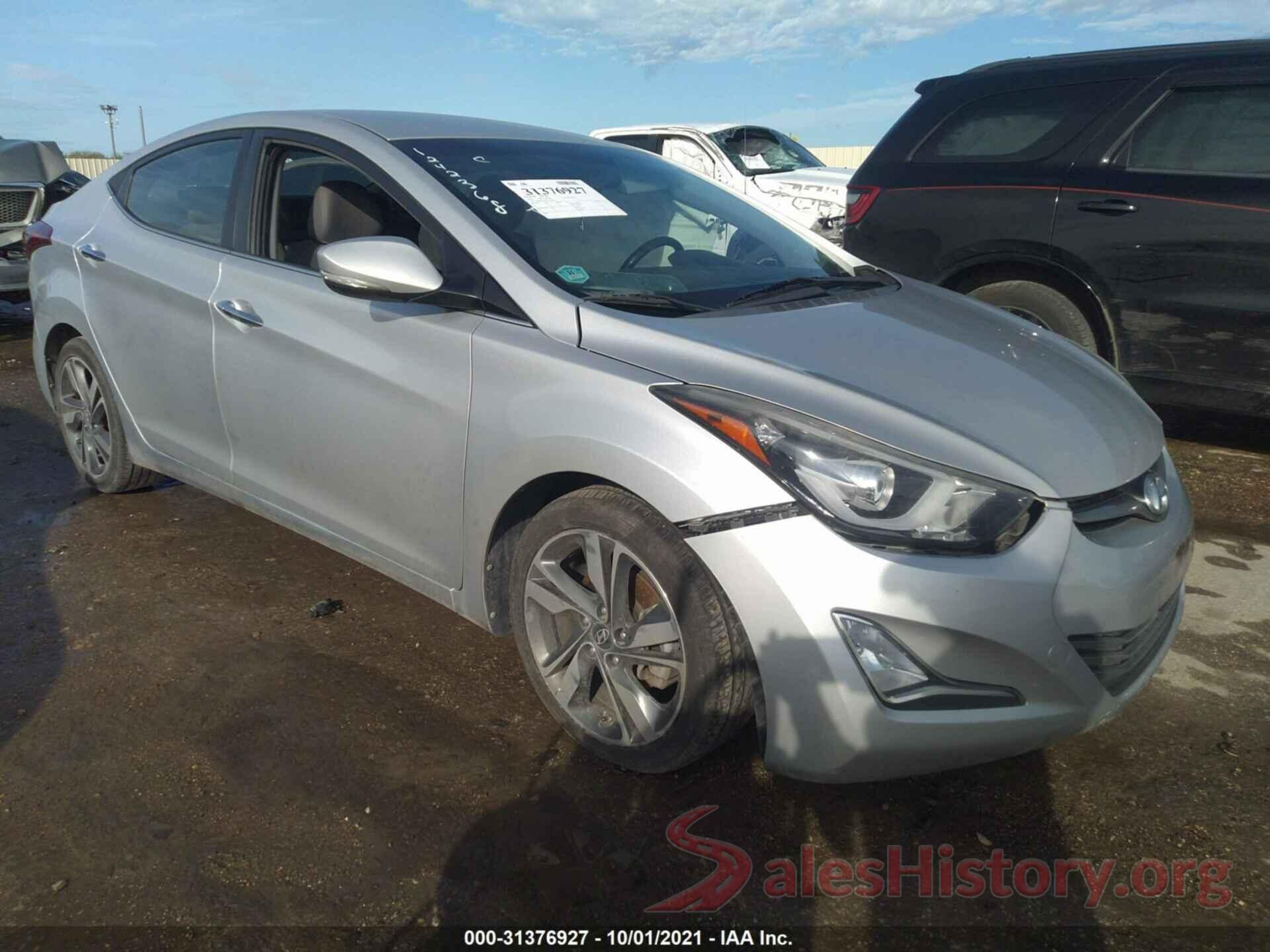 KMHDH4AEXGU552471 2016 HYUNDAI ELANTRA