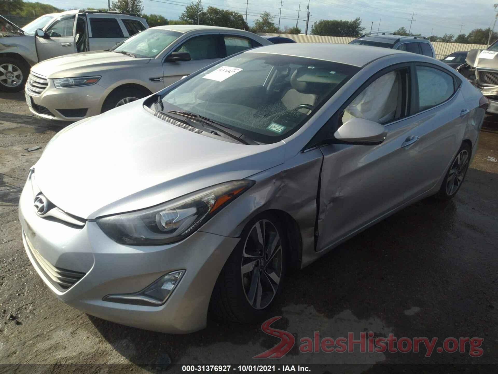 KMHDH4AEXGU552471 2016 HYUNDAI ELANTRA