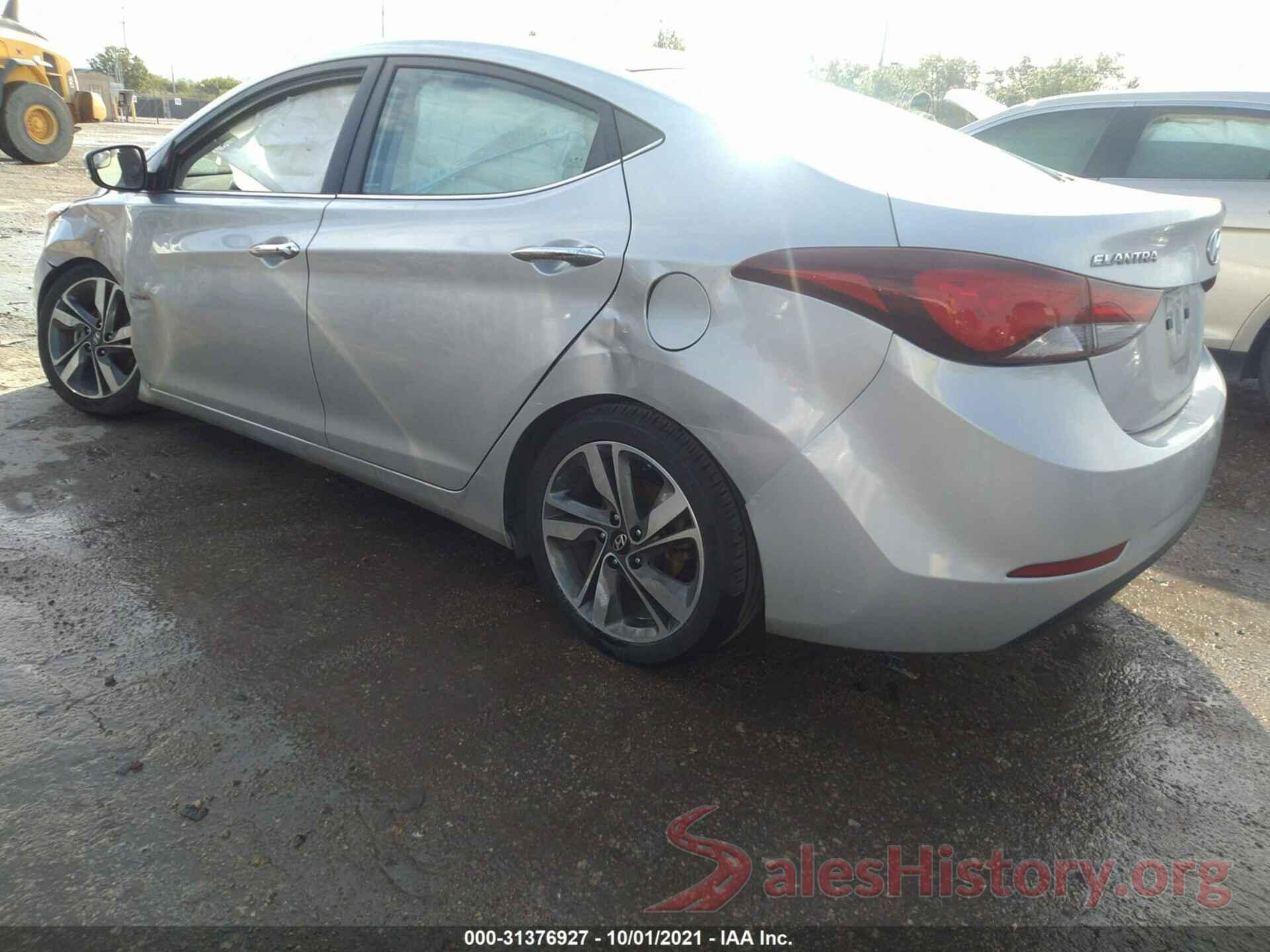 KMHDH4AEXGU552471 2016 HYUNDAI ELANTRA