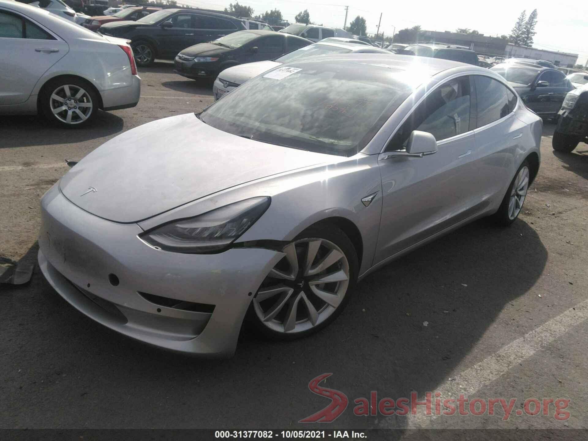 5YJ3E1EA5JF098421 2018 TESLA MODEL 3