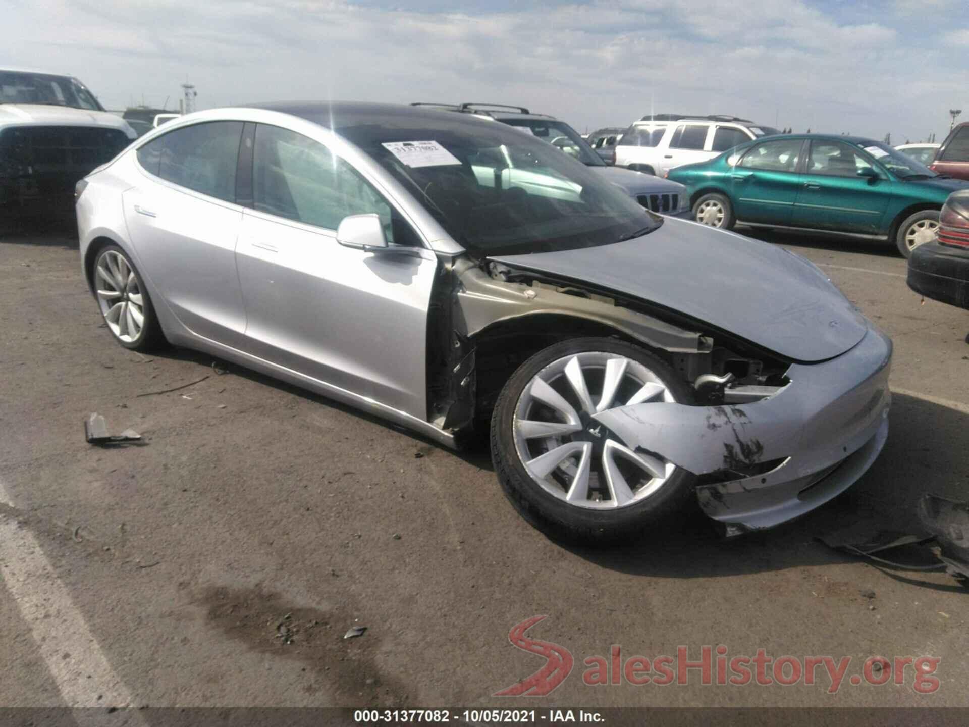 5YJ3E1EA5JF098421 2018 TESLA MODEL 3