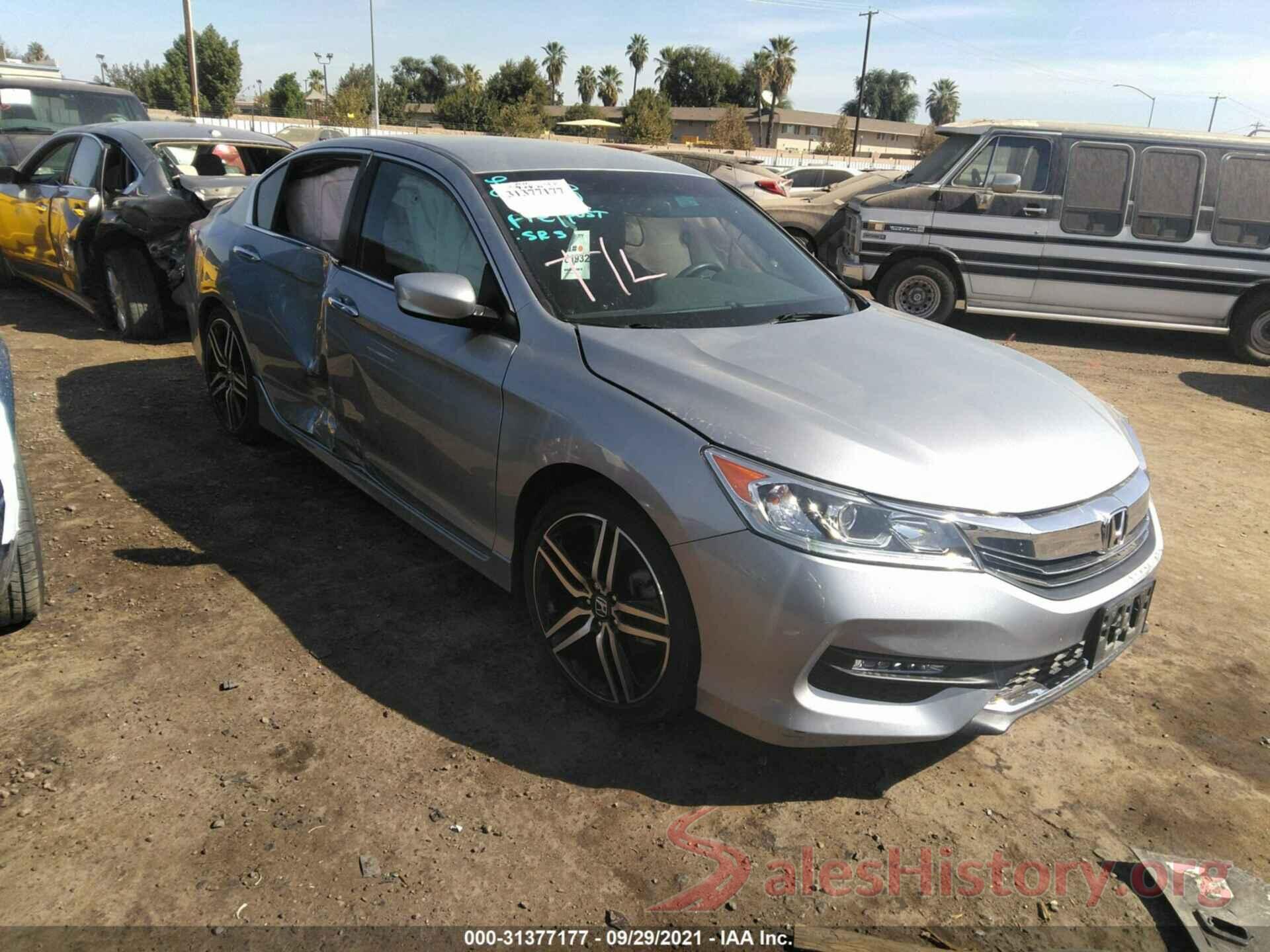 1HGCR2F53GA168836 2016 HONDA ACCORD SEDAN