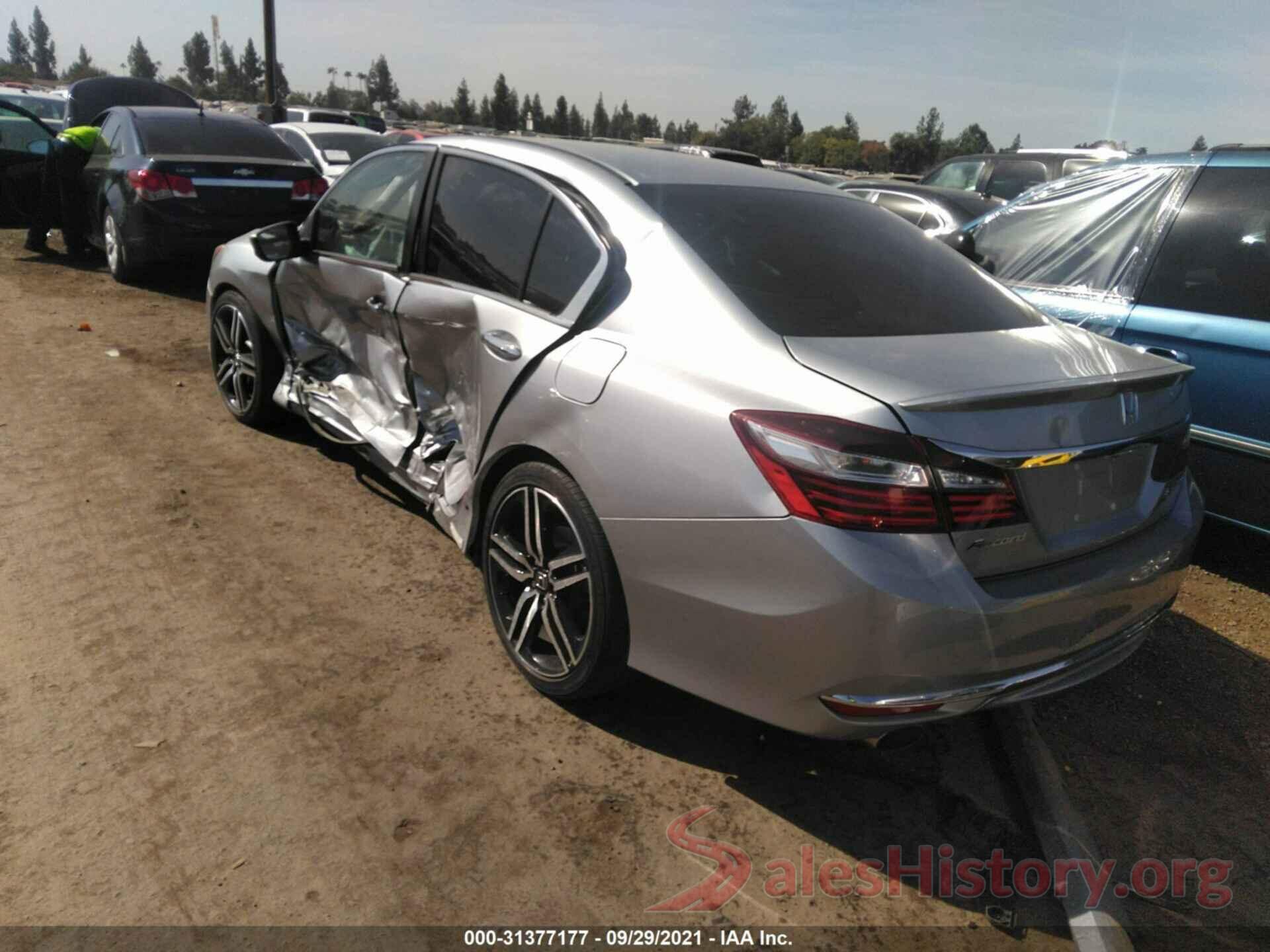 1HGCR2F53GA168836 2016 HONDA ACCORD SEDAN