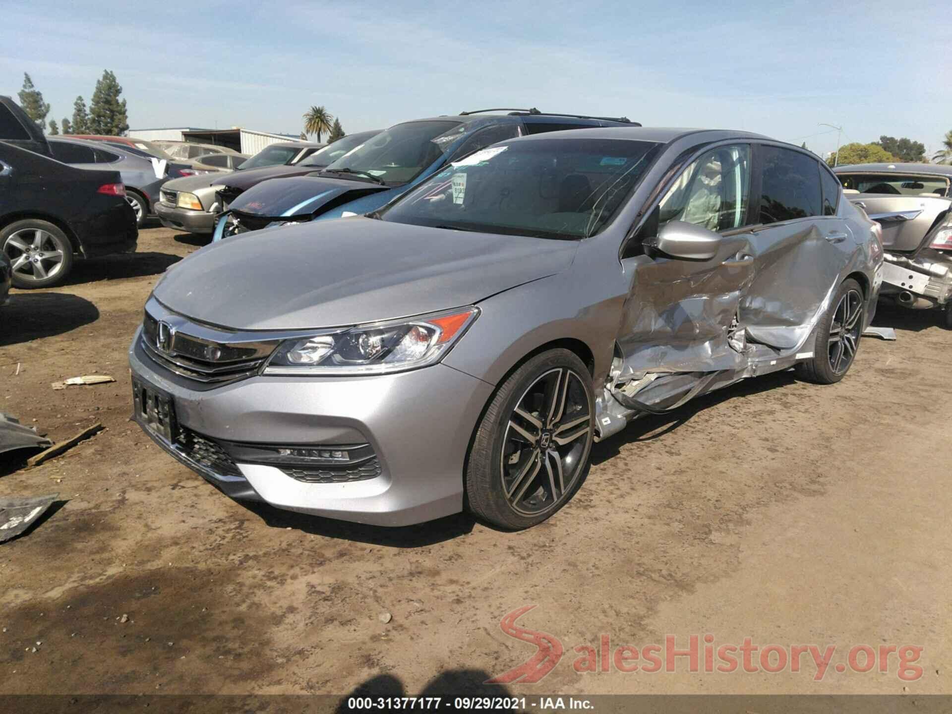 1HGCR2F53GA168836 2016 HONDA ACCORD SEDAN