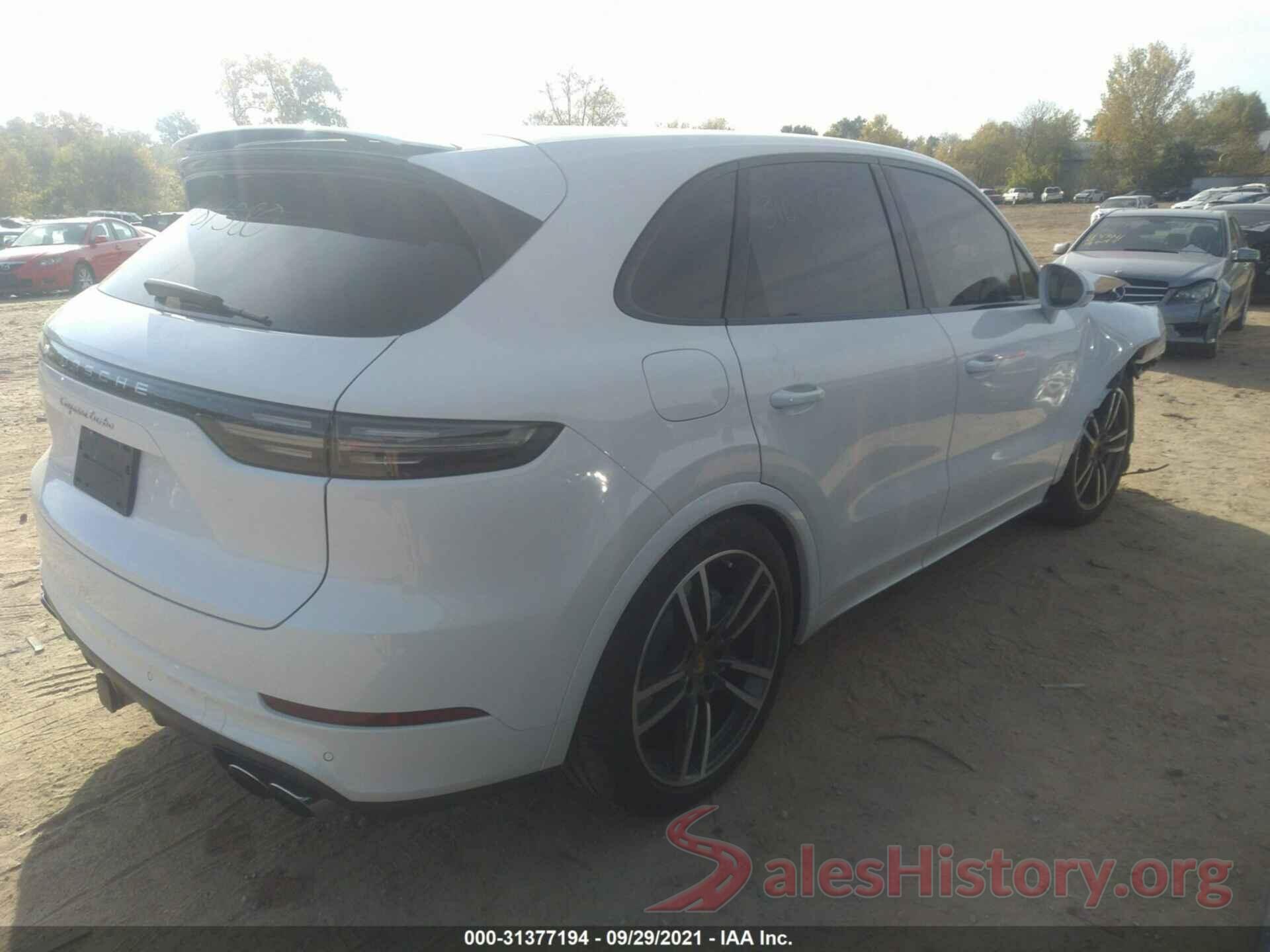 WP1AF2AY4LDA39060 2020 PORSCHE CAYENNE