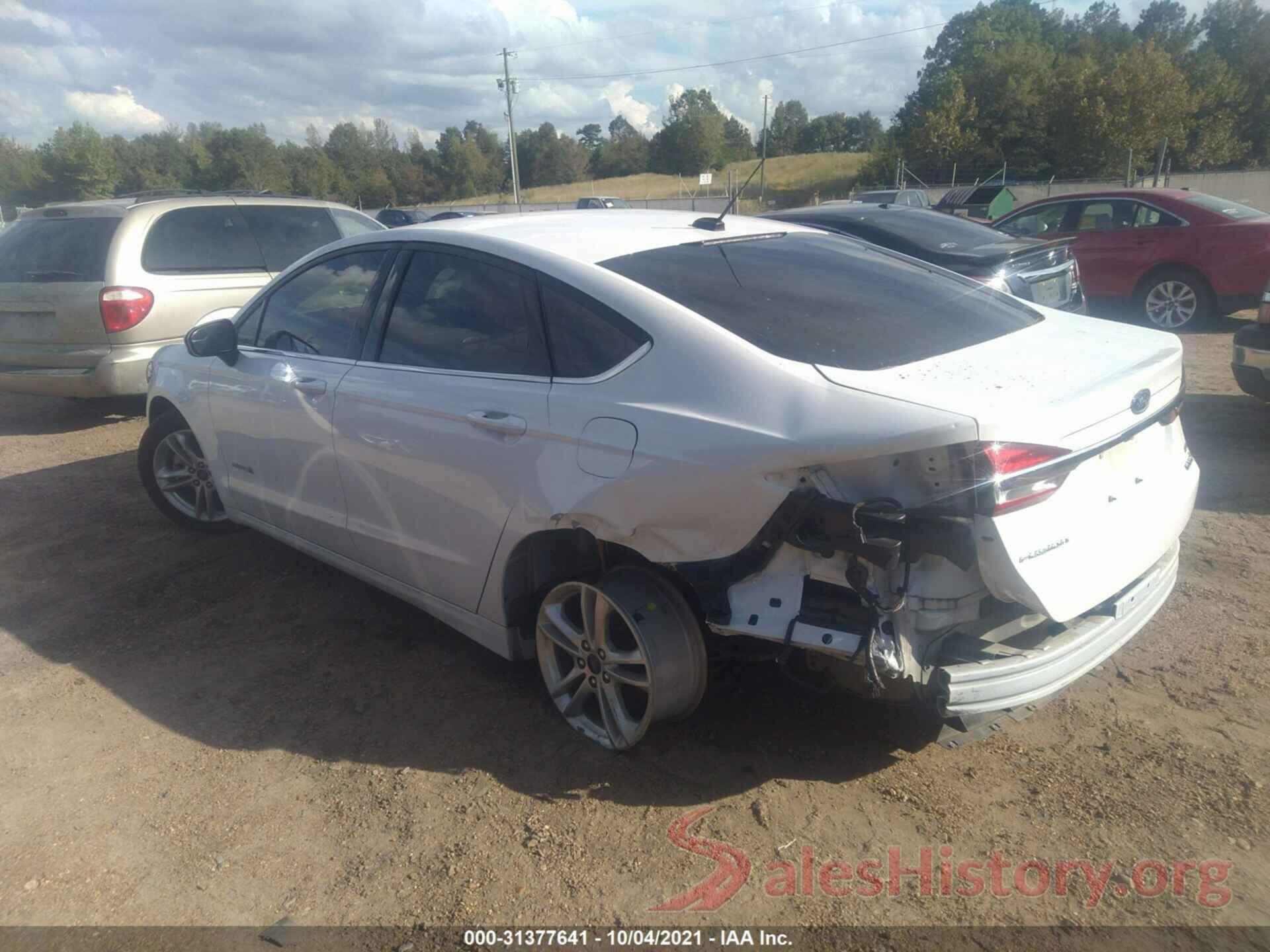 3FA6P0LU4JR268903 2018 FORD FUSION HYBRID