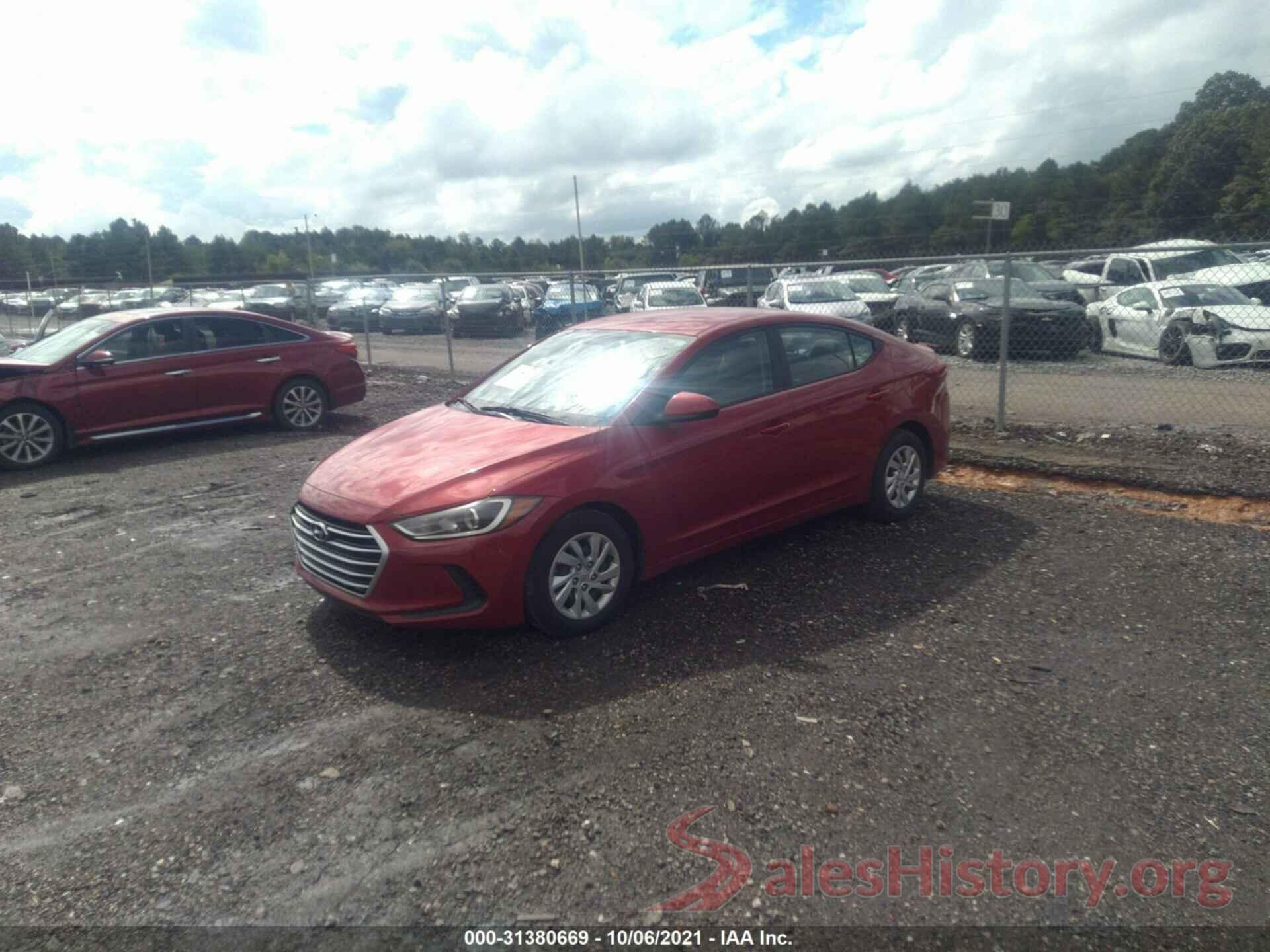 5NPD74LF1JH355834 2018 HYUNDAI ELANTRA