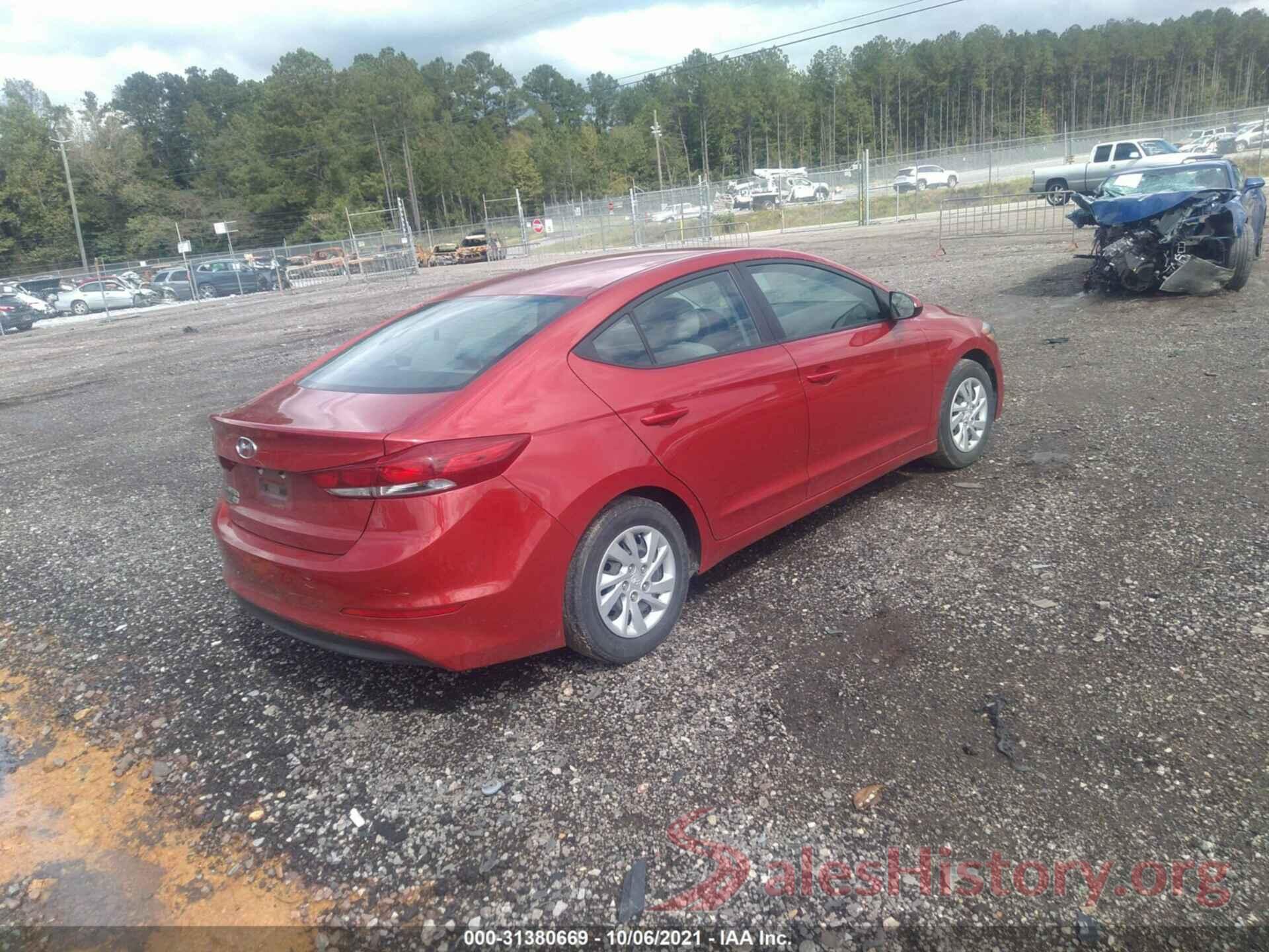 5NPD74LF1JH355834 2018 HYUNDAI ELANTRA