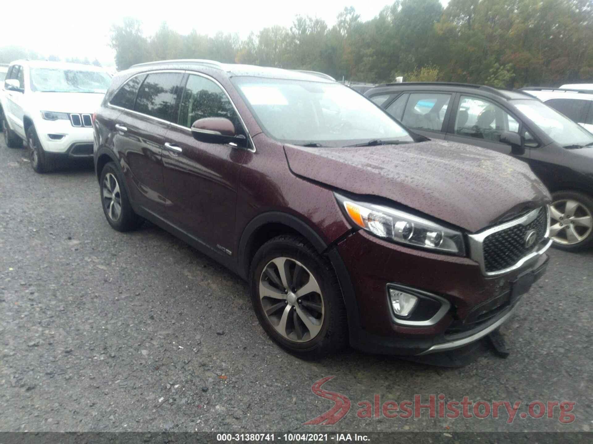 5XYPHDA50GG133628 2016 KIA SORENTO