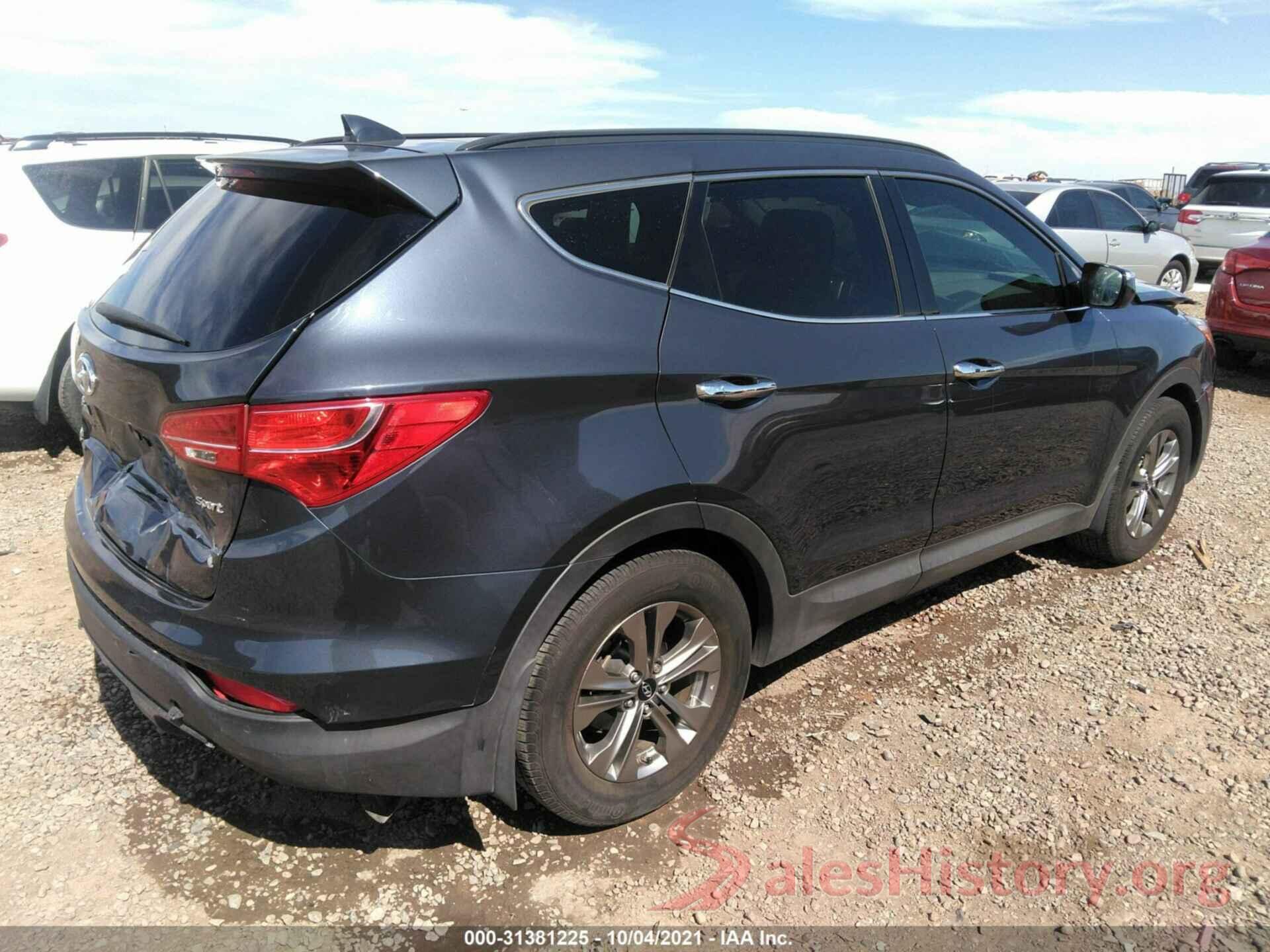 5XYZU3LB6GG343698 2016 HYUNDAI SANTA FE SPORT