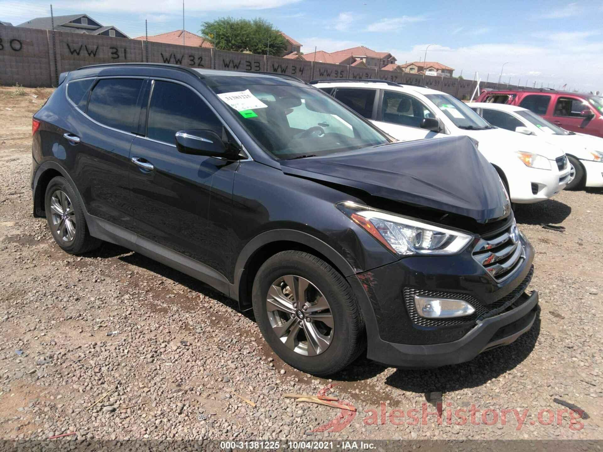 5XYZU3LB6GG343698 2016 HYUNDAI SANTA FE SPORT