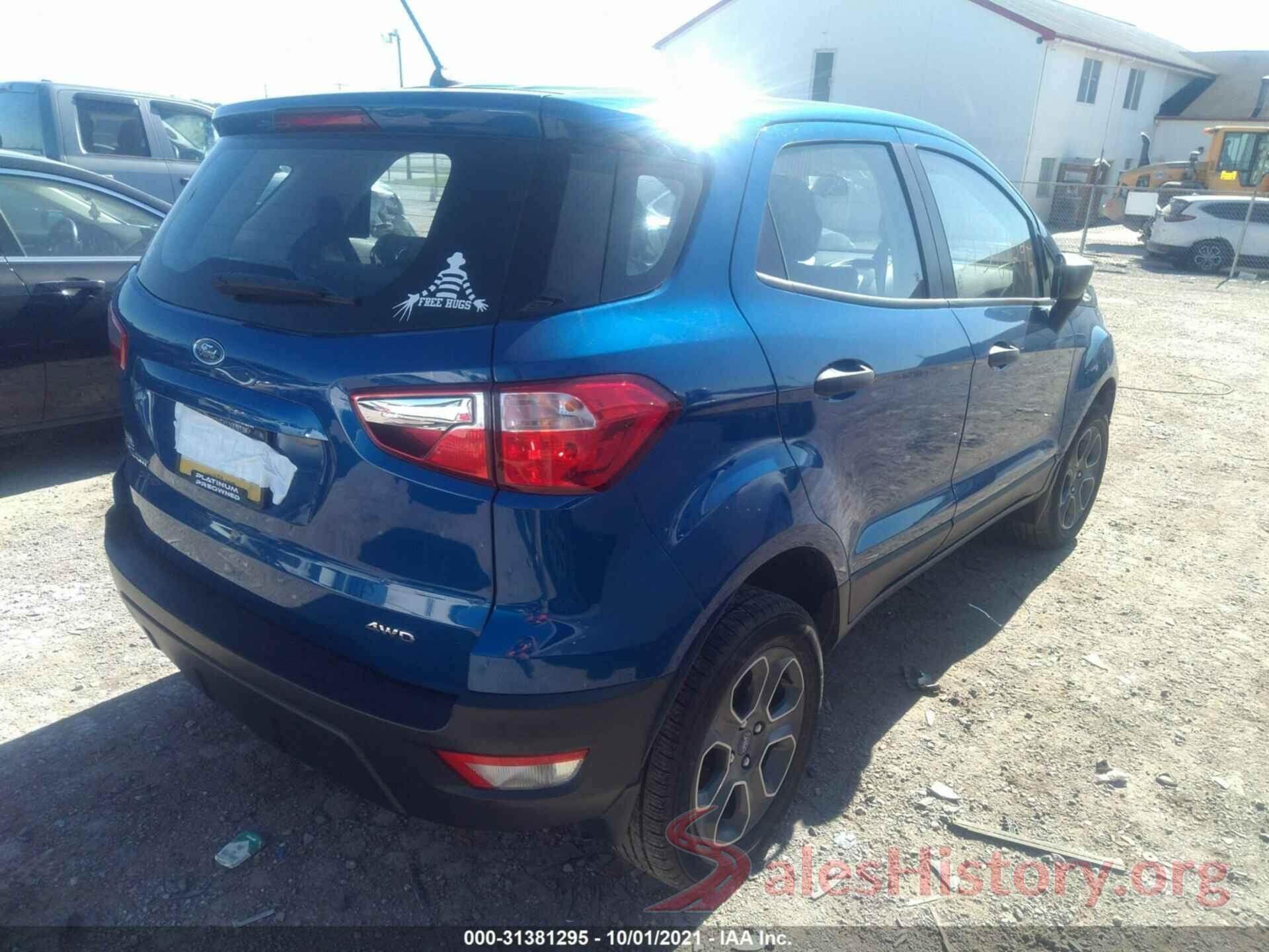 MAJ6P1SL4JC159242 2018 FORD ECOSPORT