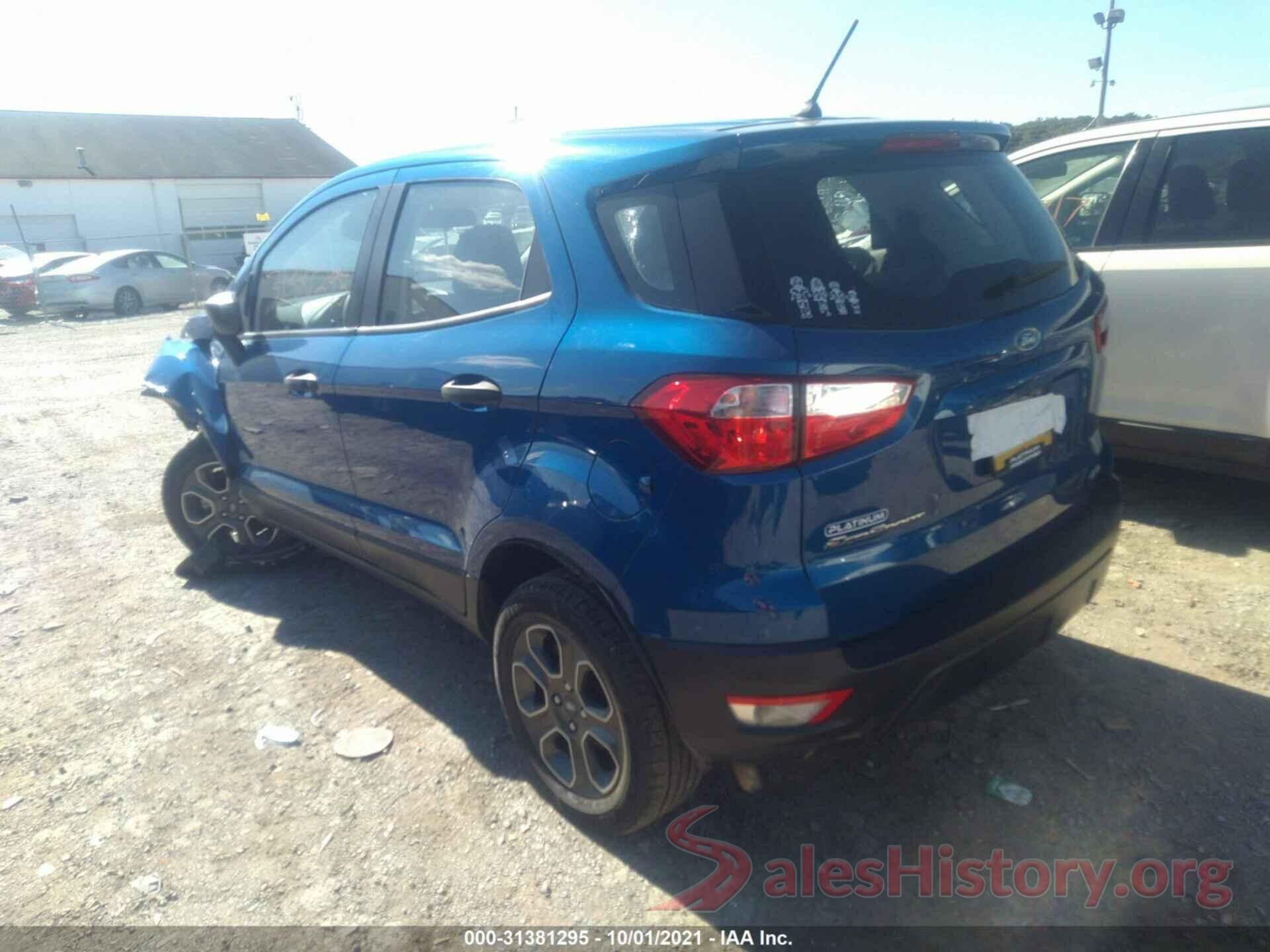 MAJ6P1SL4JC159242 2018 FORD ECOSPORT