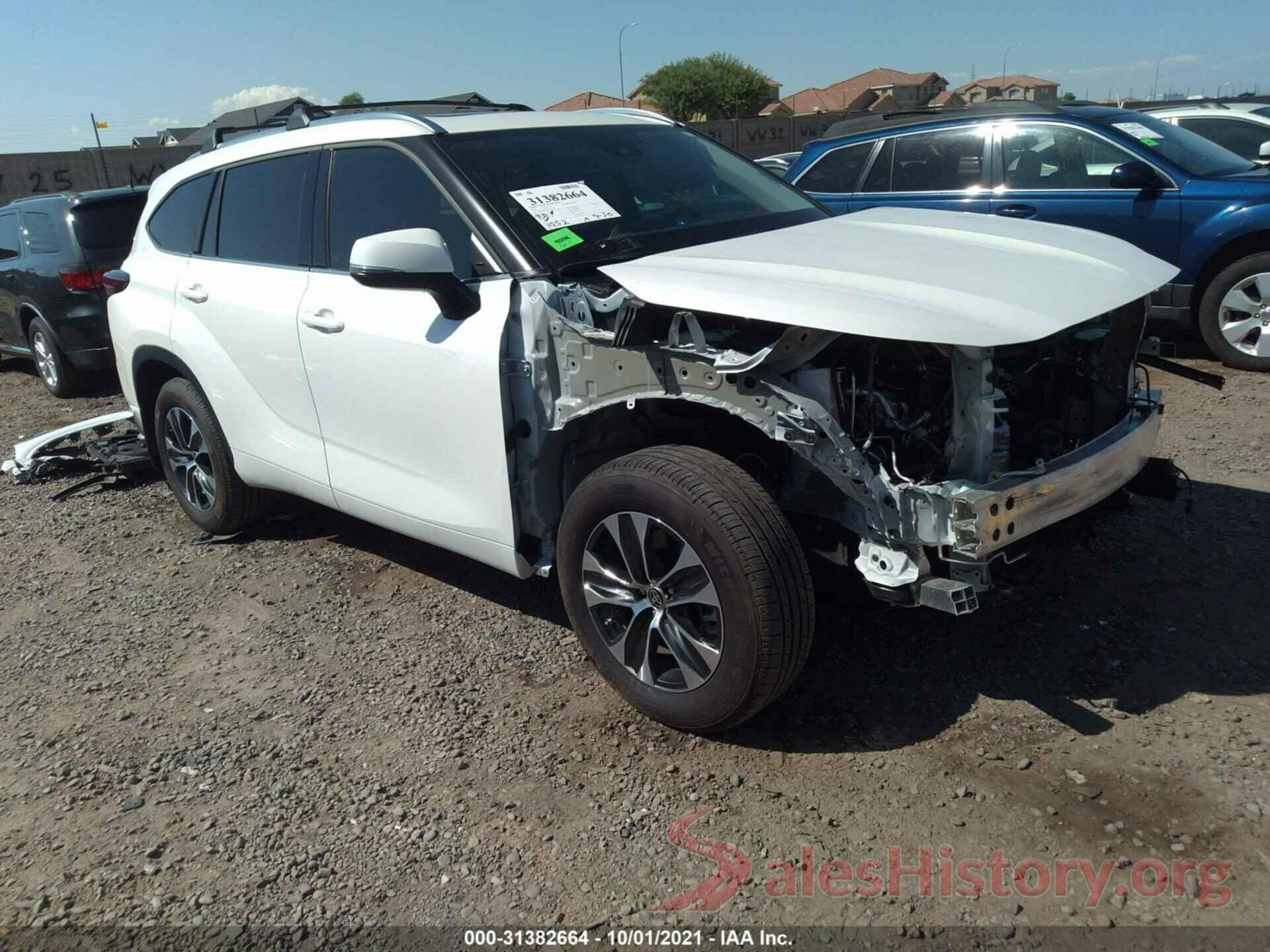 5TDHZRBH9MS538604 2021 TOYOTA HIGHLANDER