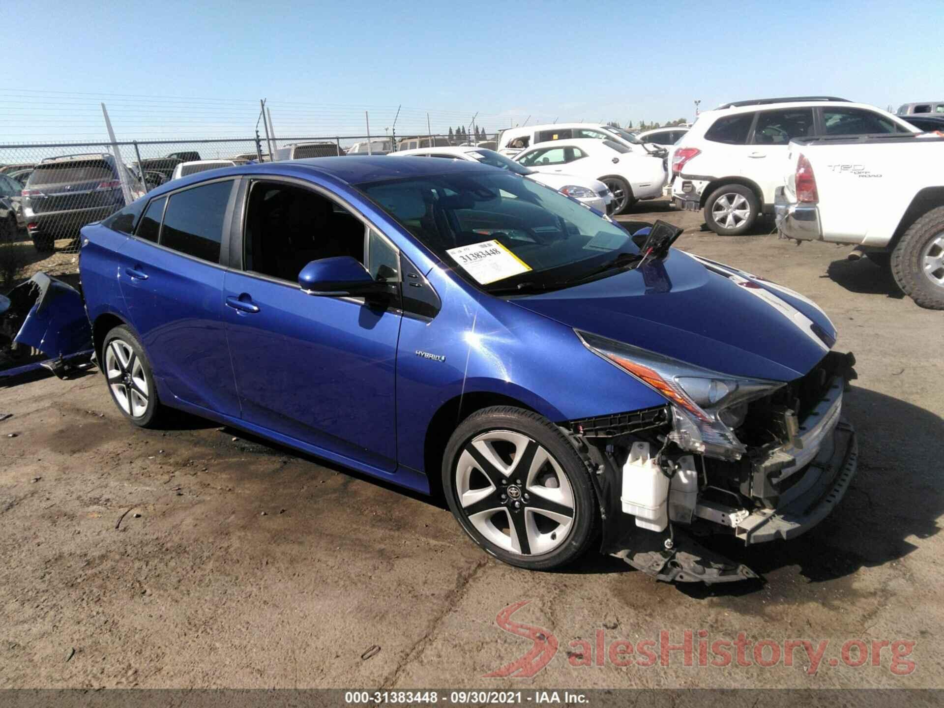 JTDKARFU3G3522098 2016 TOYOTA PRIUS