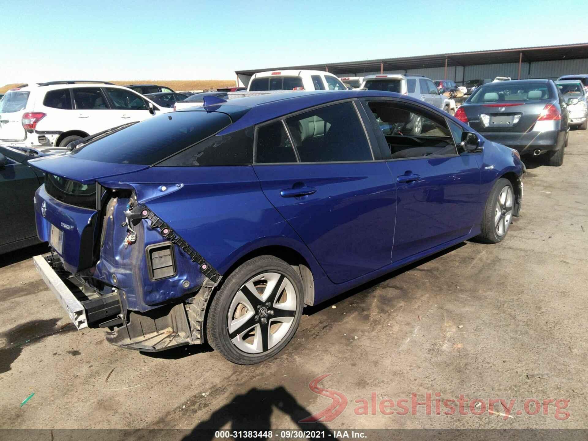 JTDKARFU3G3522098 2016 TOYOTA PRIUS