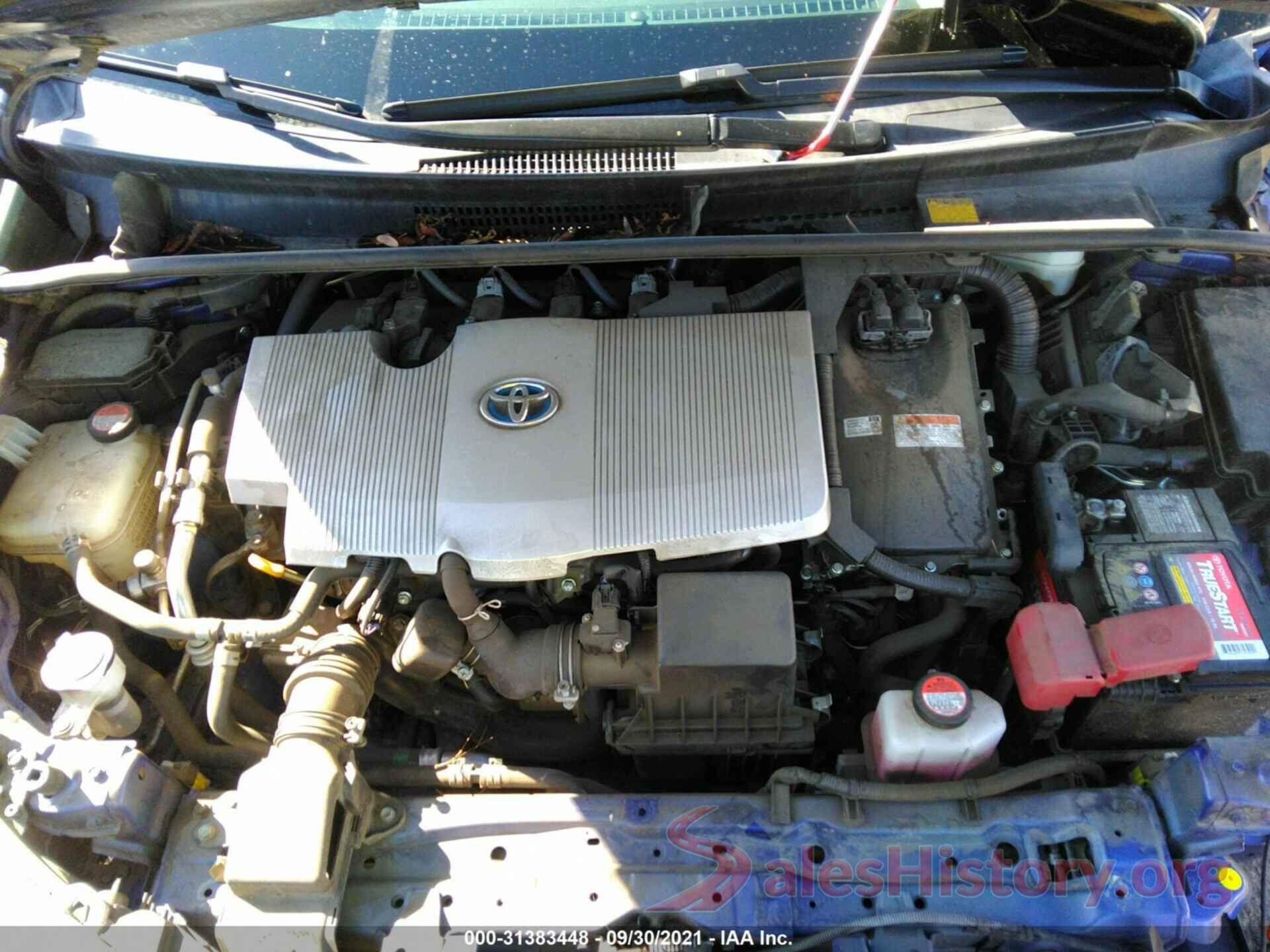 JTDKARFU3G3522098 2016 TOYOTA PRIUS