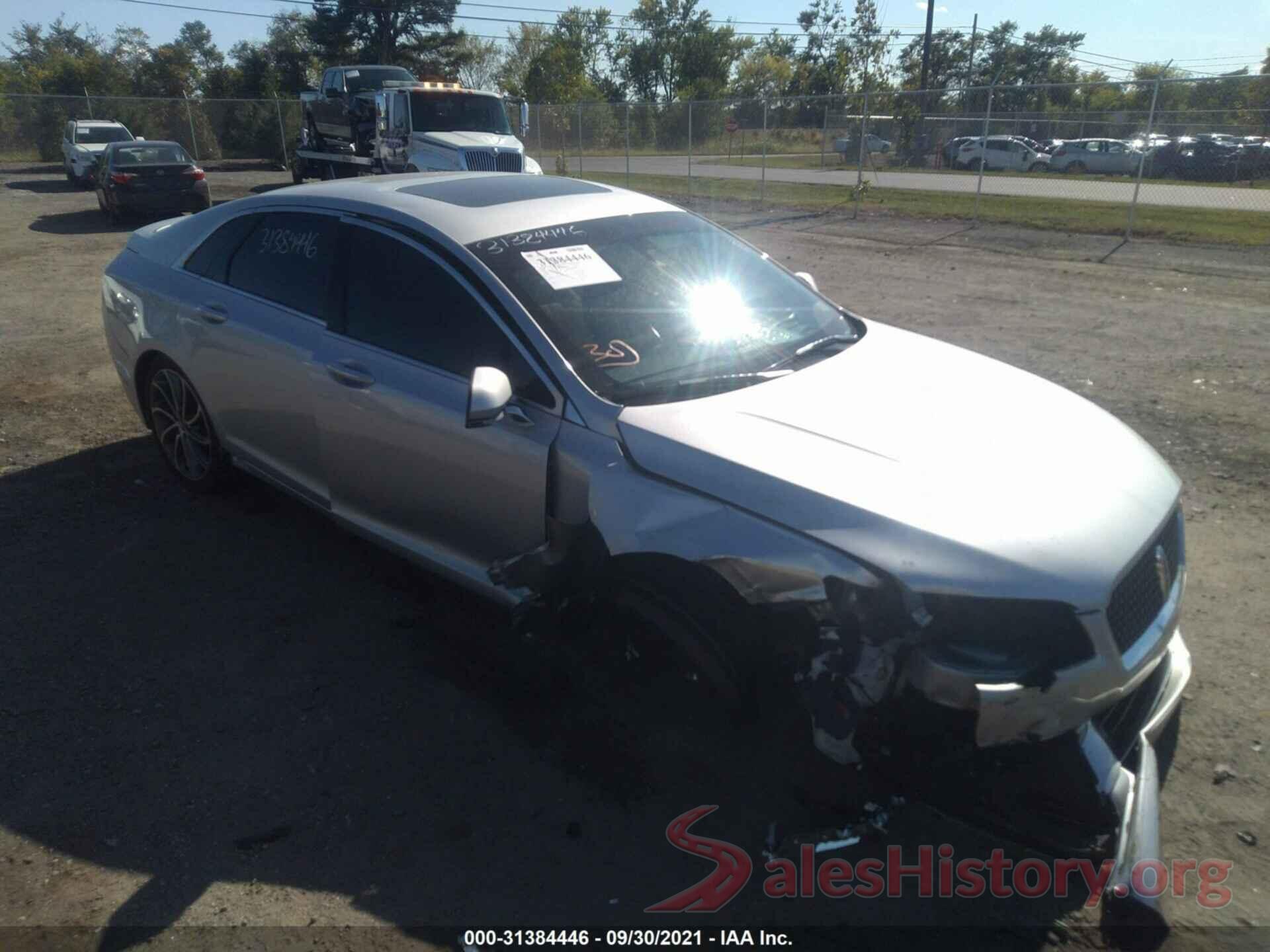 3LN6L5C97KR631478 2019 LINCOLN MKZ