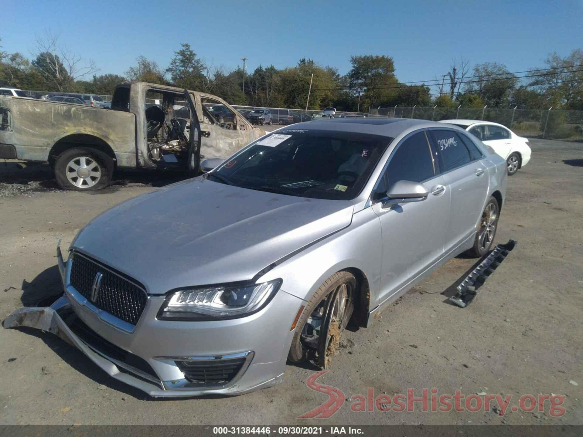 3LN6L5C97KR631478 2019 LINCOLN MKZ