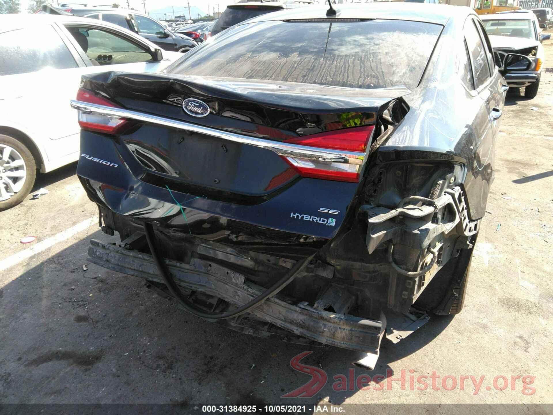 3FA6P0LU1JR139968 2018 FORD FUSION HYBRID