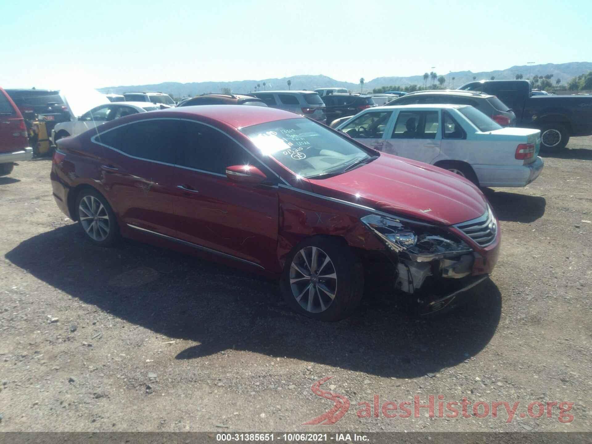 KMHFG4JG3GA505698 2016 HYUNDAI AZERA