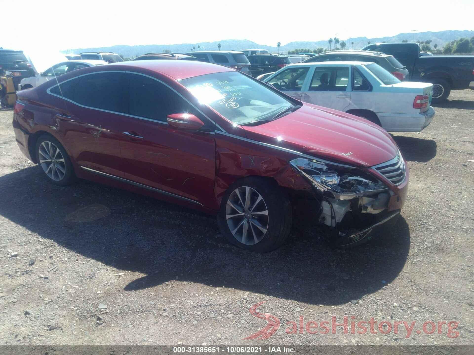 KMHFG4JG3GA505698 2016 HYUNDAI AZERA