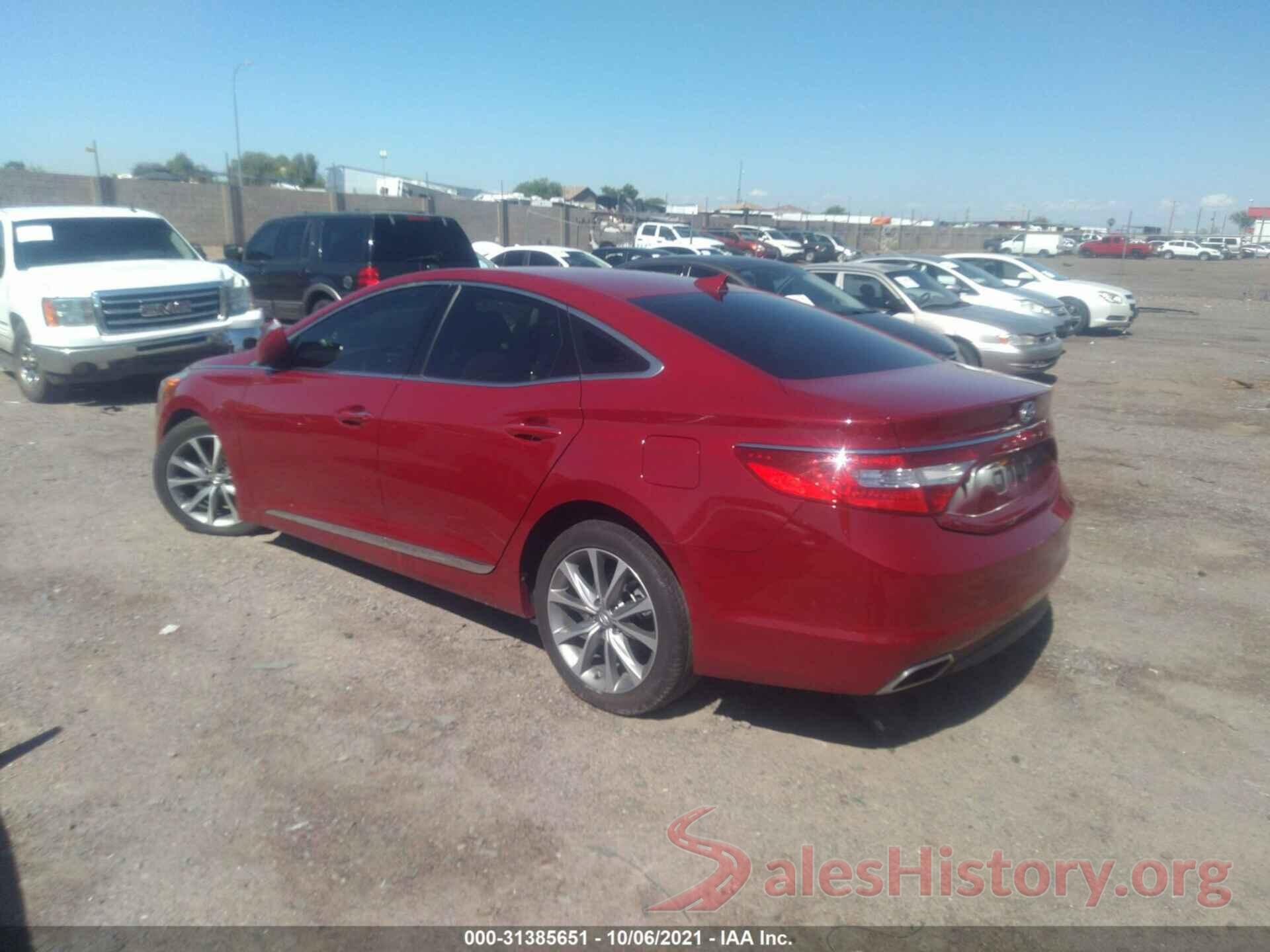 KMHFG4JG3GA505698 2016 HYUNDAI AZERA