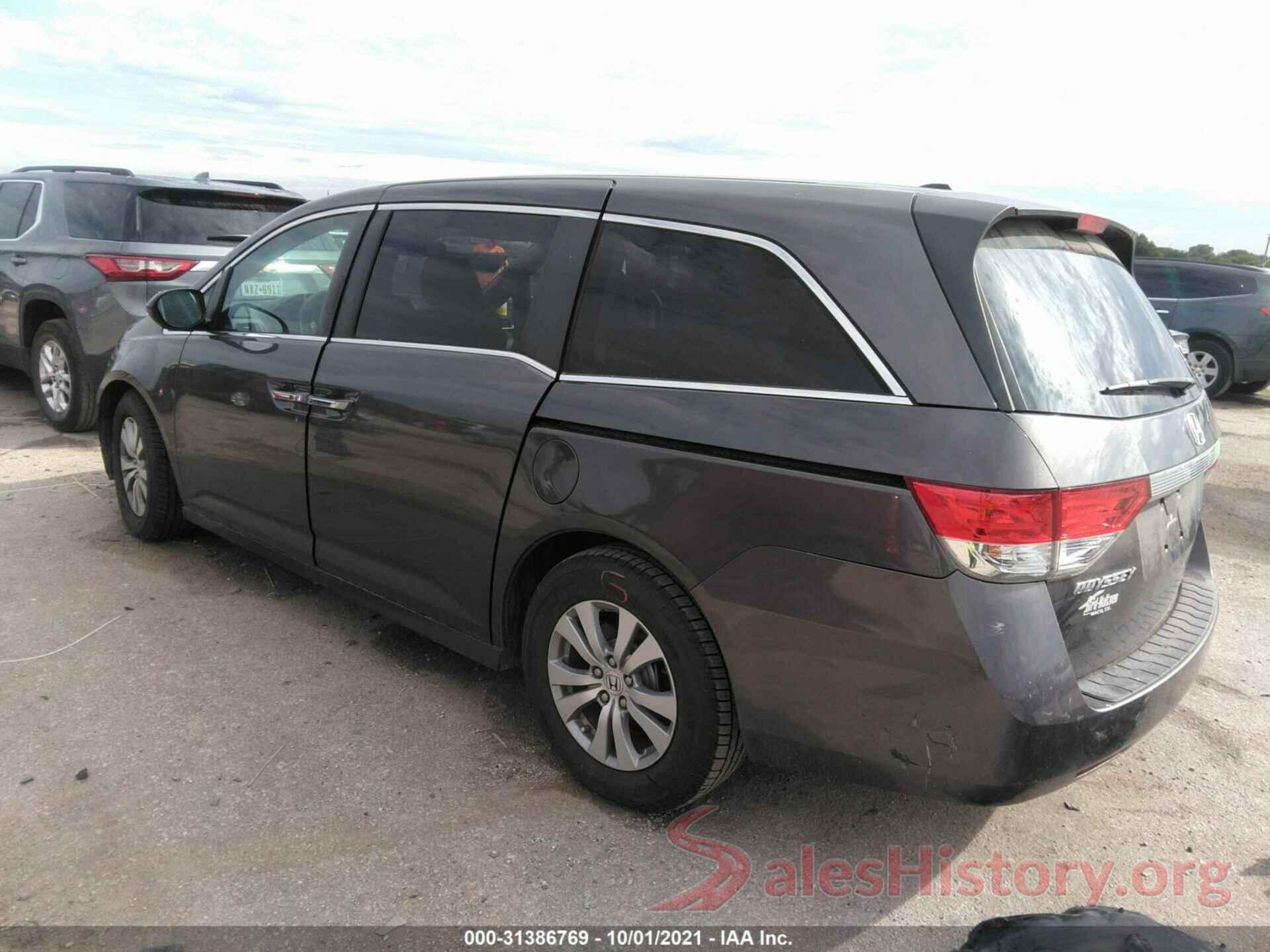 5FNRL5H62GB030116 2016 HONDA ODYSSEY