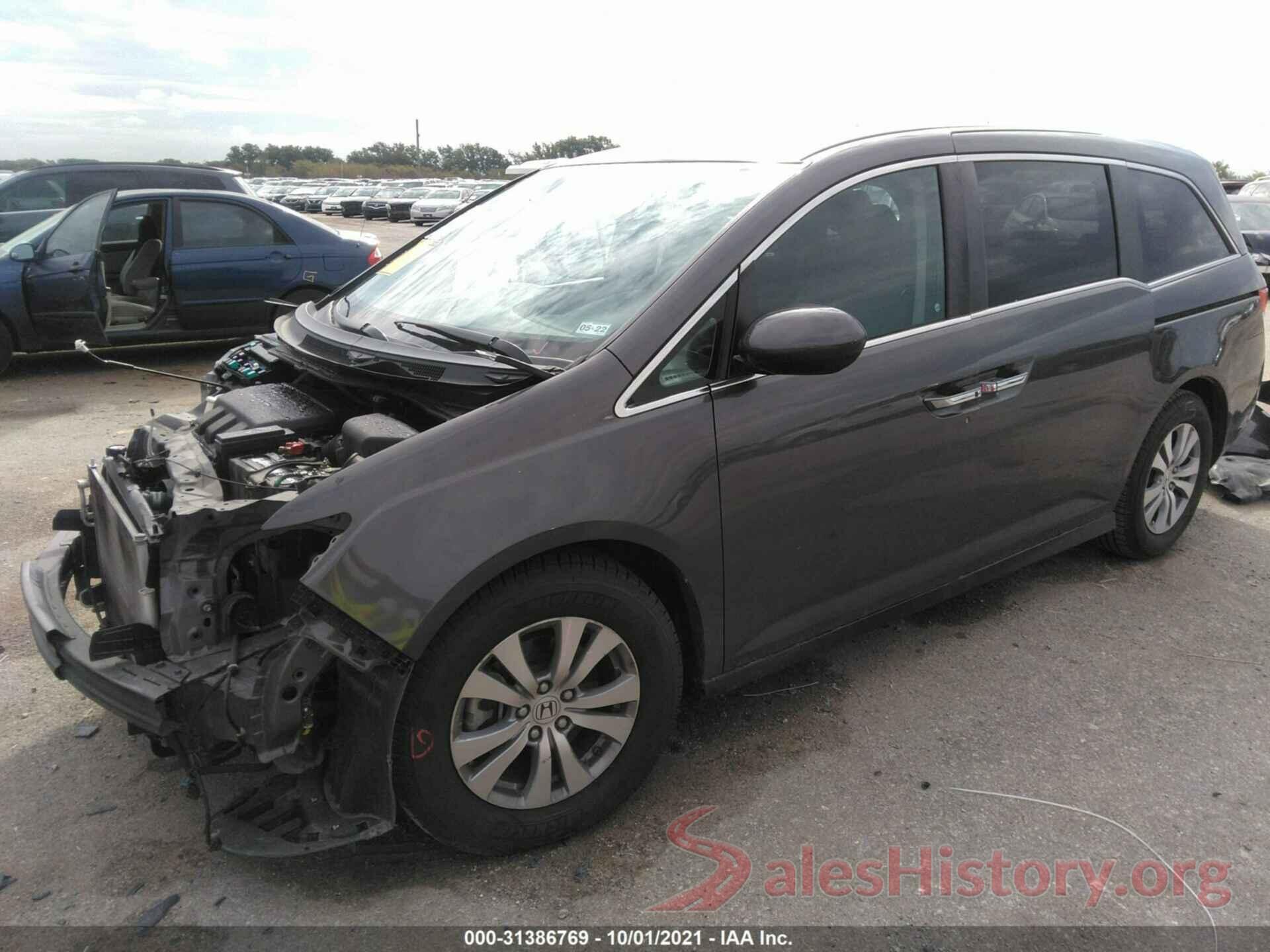 5FNRL5H62GB030116 2016 HONDA ODYSSEY