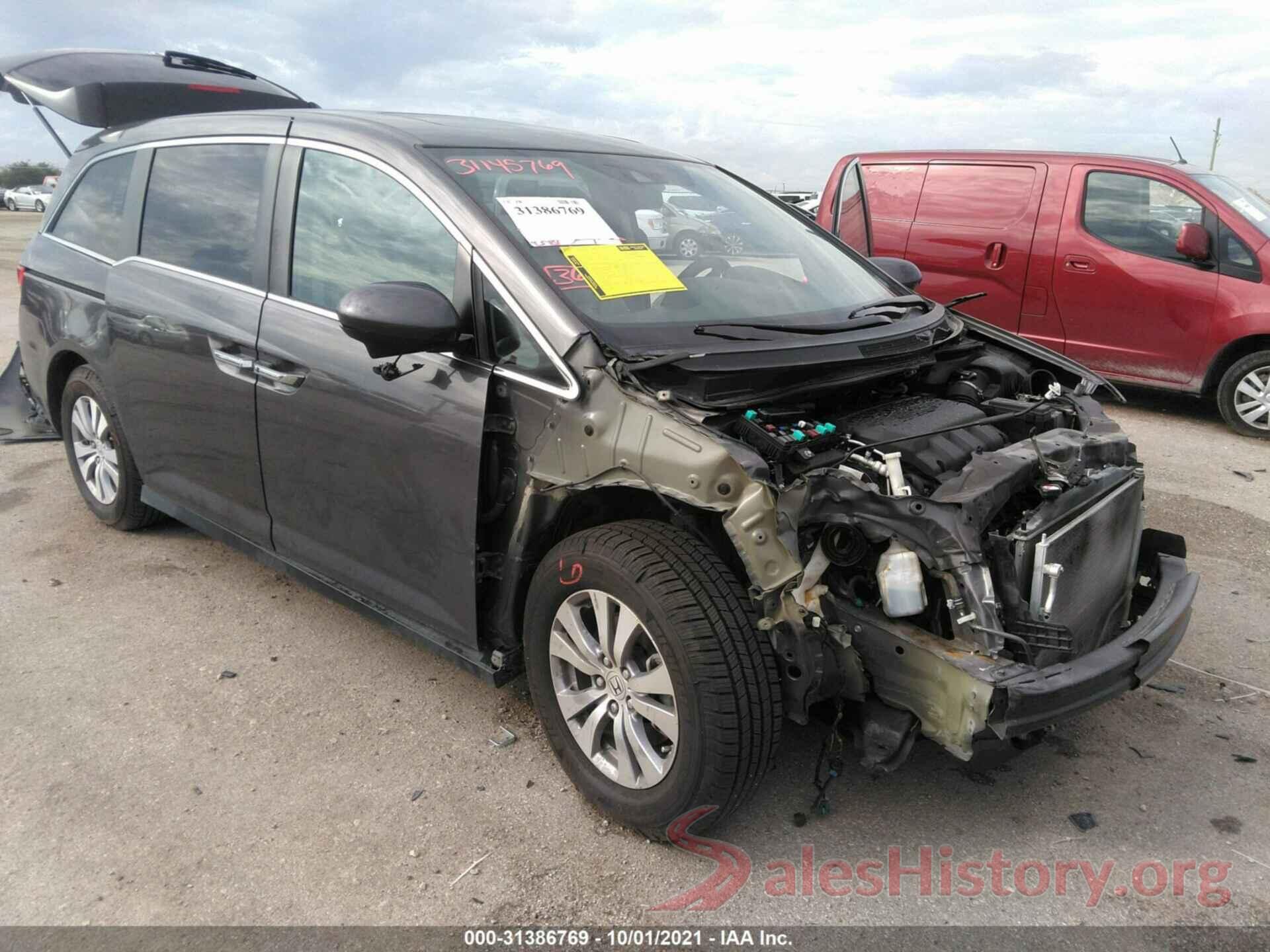 5FNRL5H62GB030116 2016 HONDA ODYSSEY