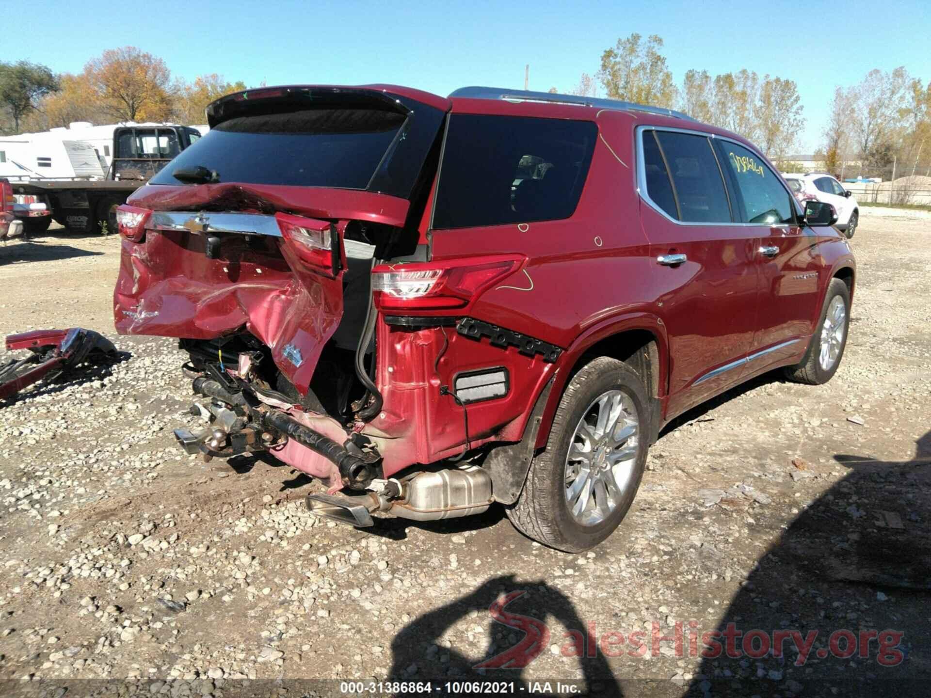 1GNEVNKW7MJ101436 2021 CHEVROLET TRAVERSE