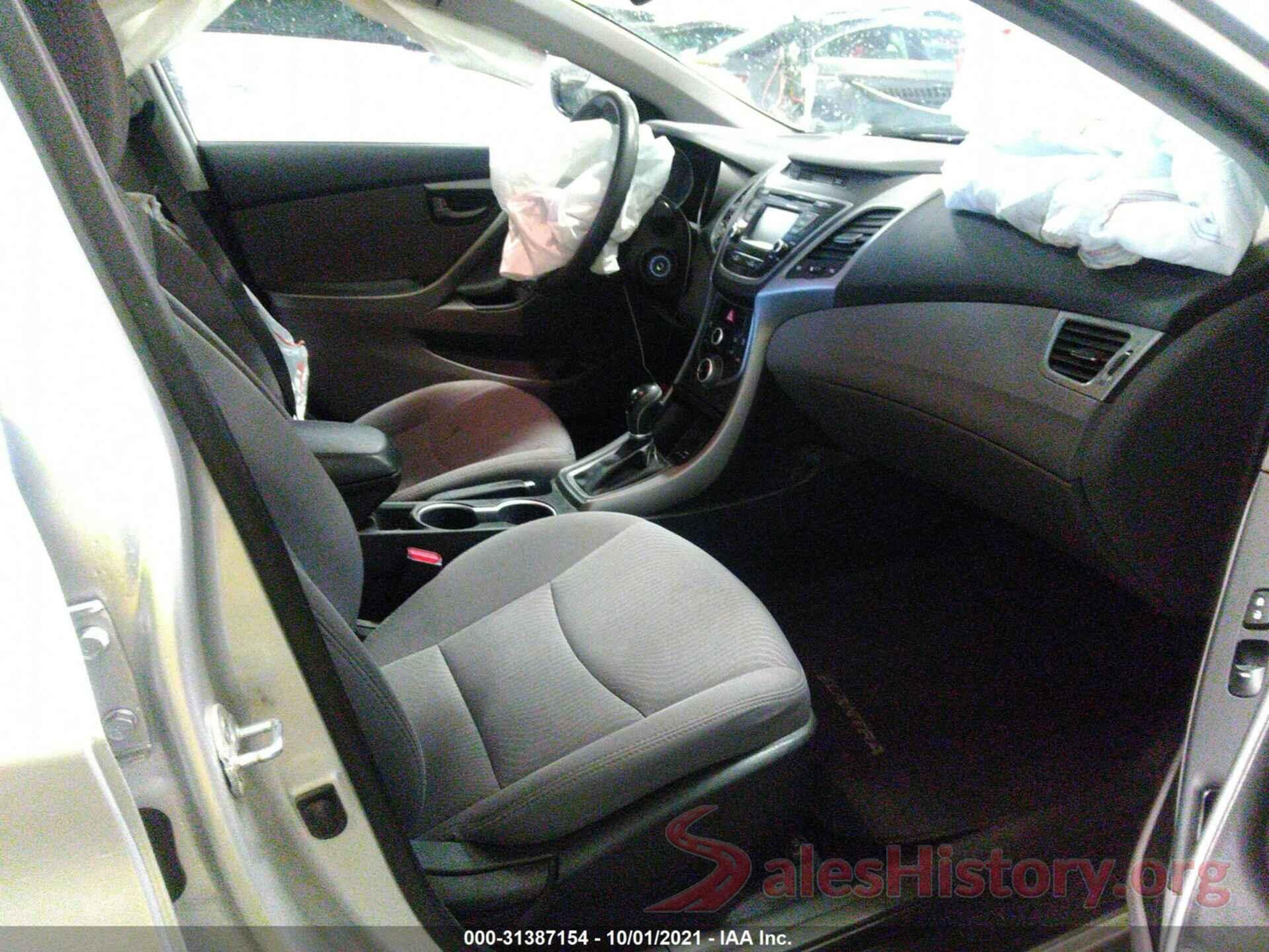 5NPDH4AE5GH660074 2016 HYUNDAI ELANTRA