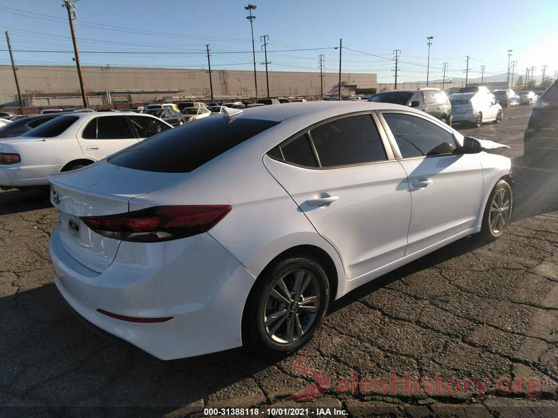 5NPD84LF9JH303607 2018 HYUNDAI ELANTRA