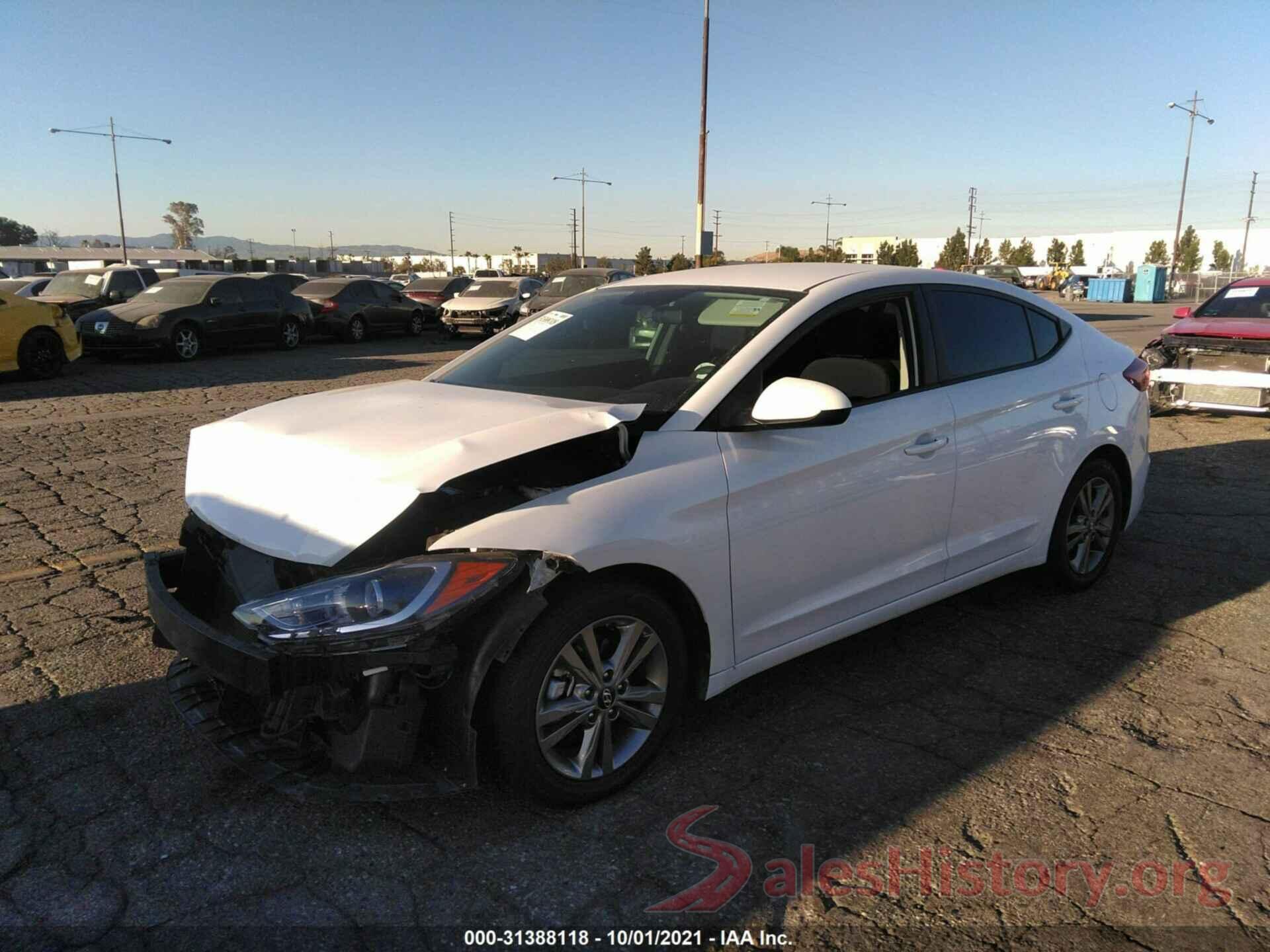 5NPD84LF9JH303607 2018 HYUNDAI ELANTRA