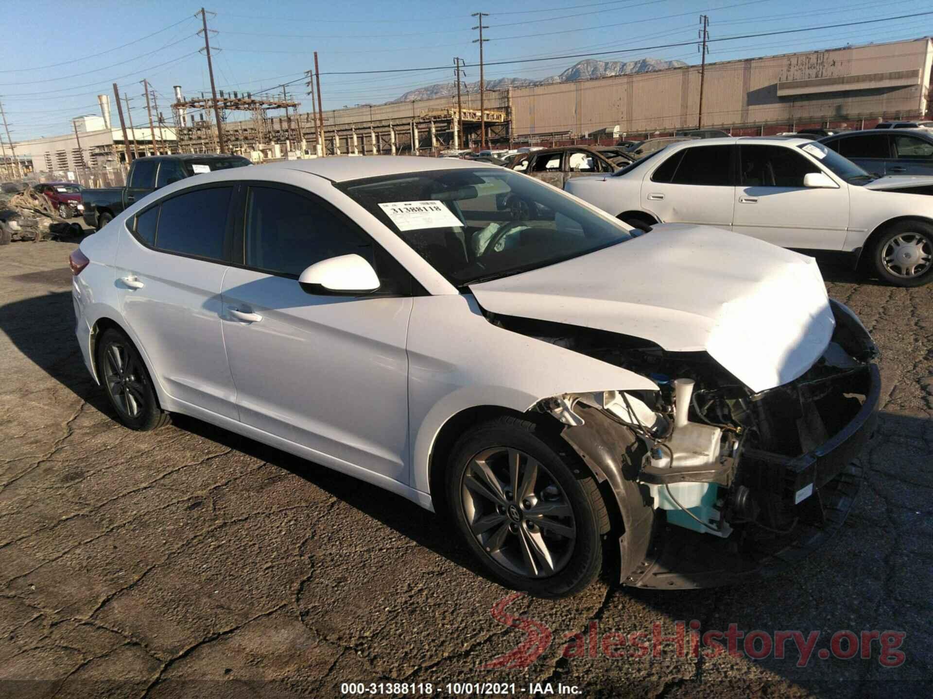 5NPD84LF9JH303607 2018 HYUNDAI ELANTRA