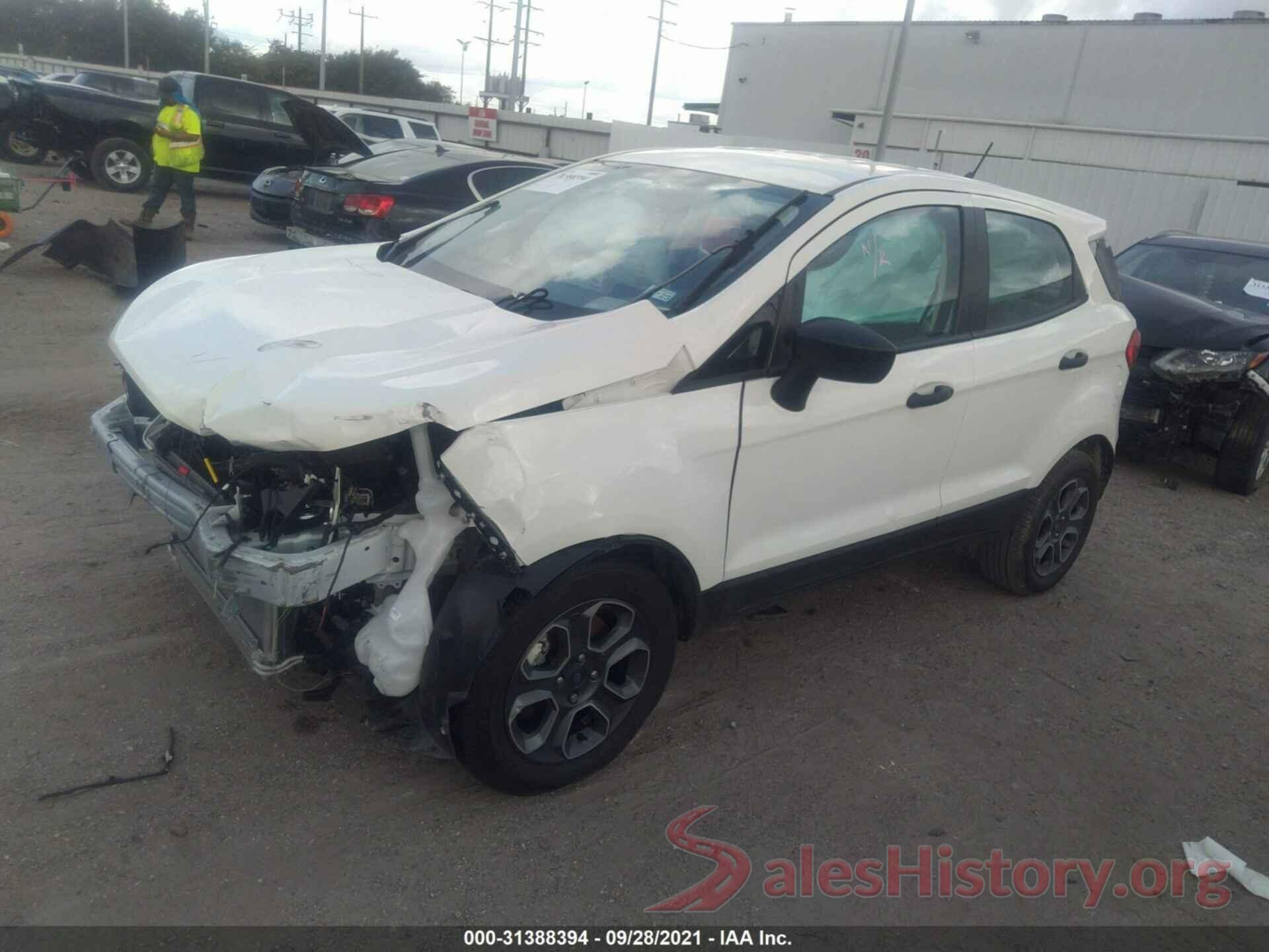 MAJ3S2FE2MC406006 2021 FORD ECOSPORT