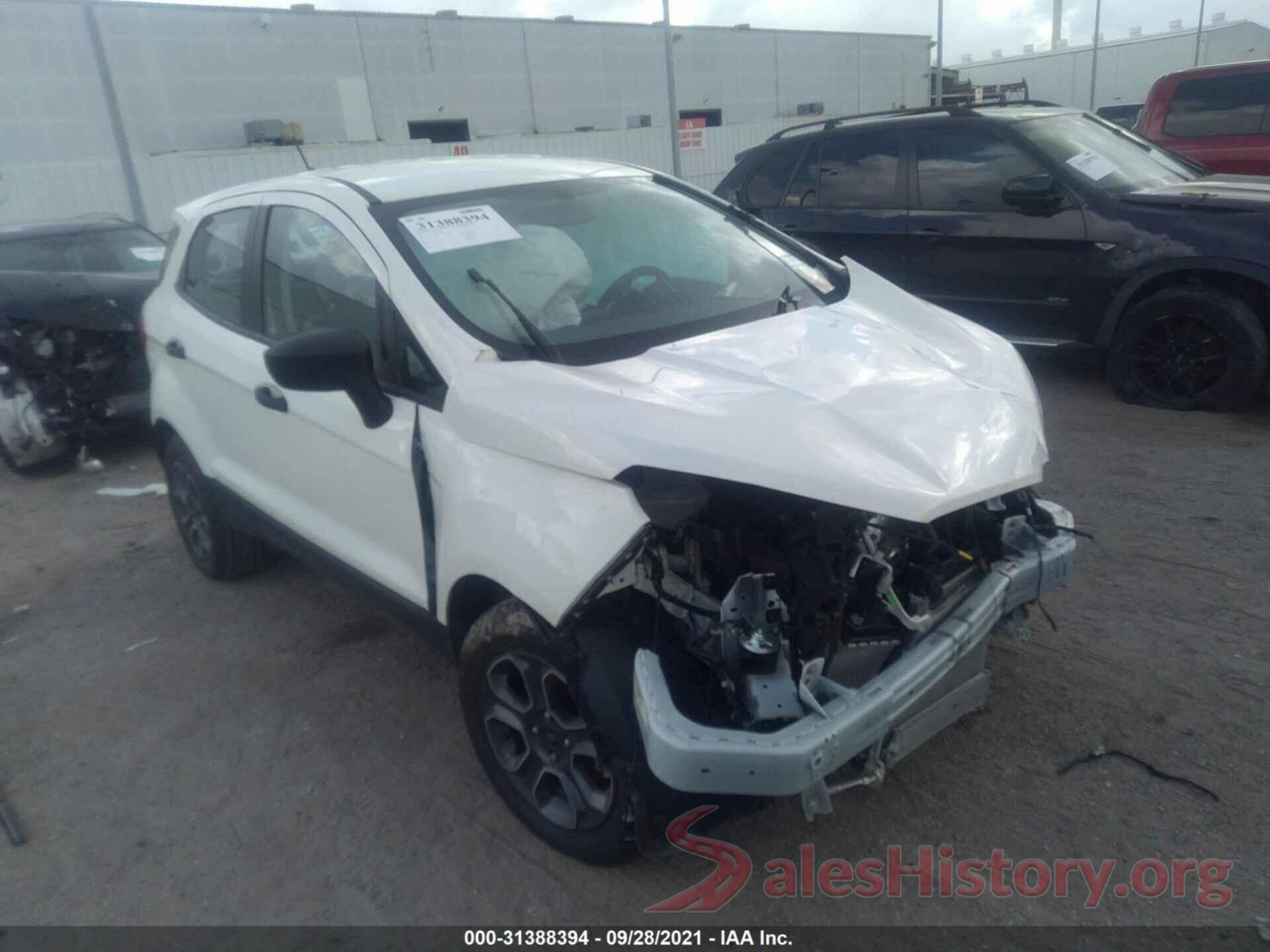 MAJ3S2FE2MC406006 2021 FORD ECOSPORT