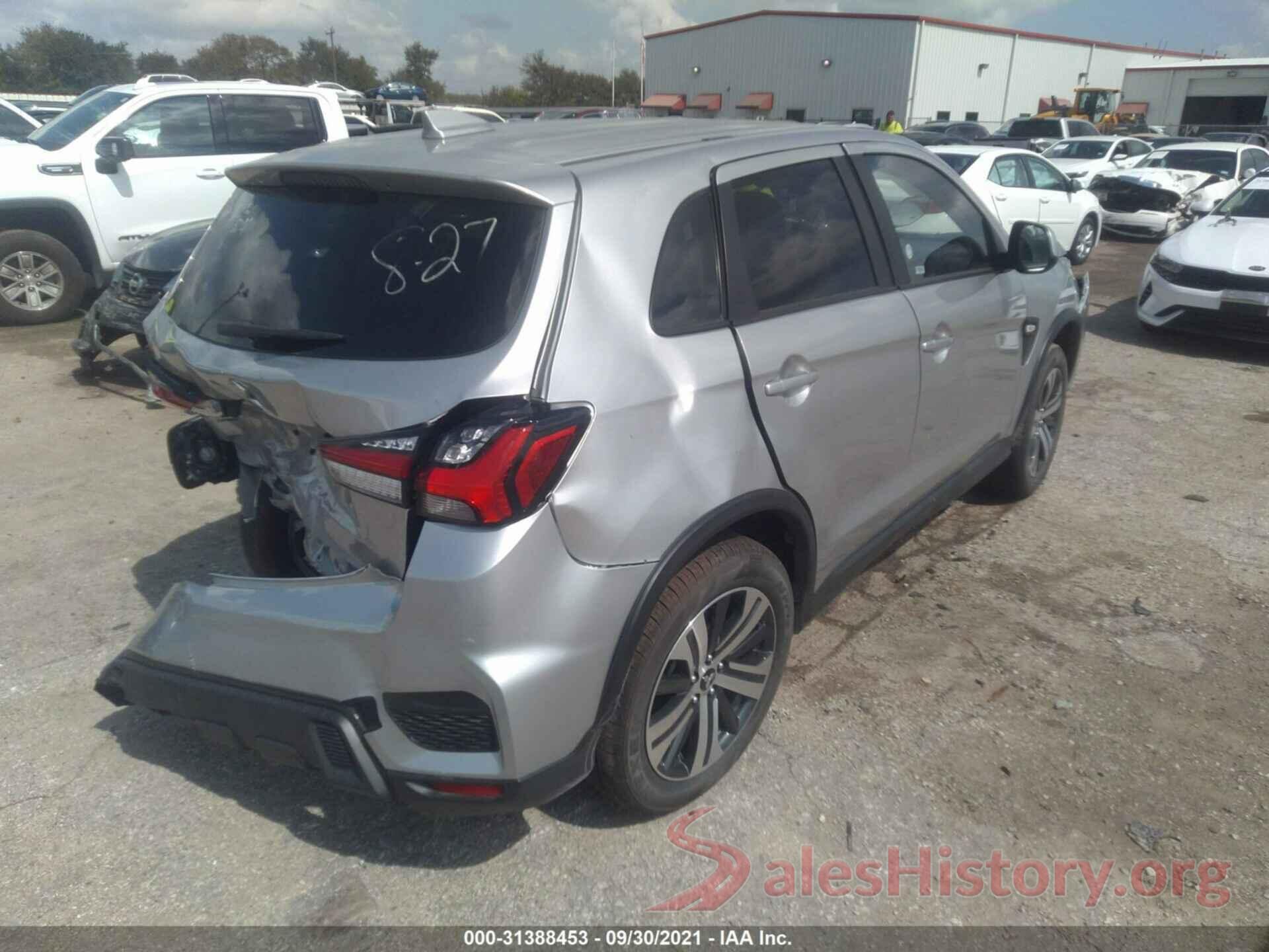 JA4APUAU3MU029185 2021 MITSUBISHI OUTLANDER SPORT