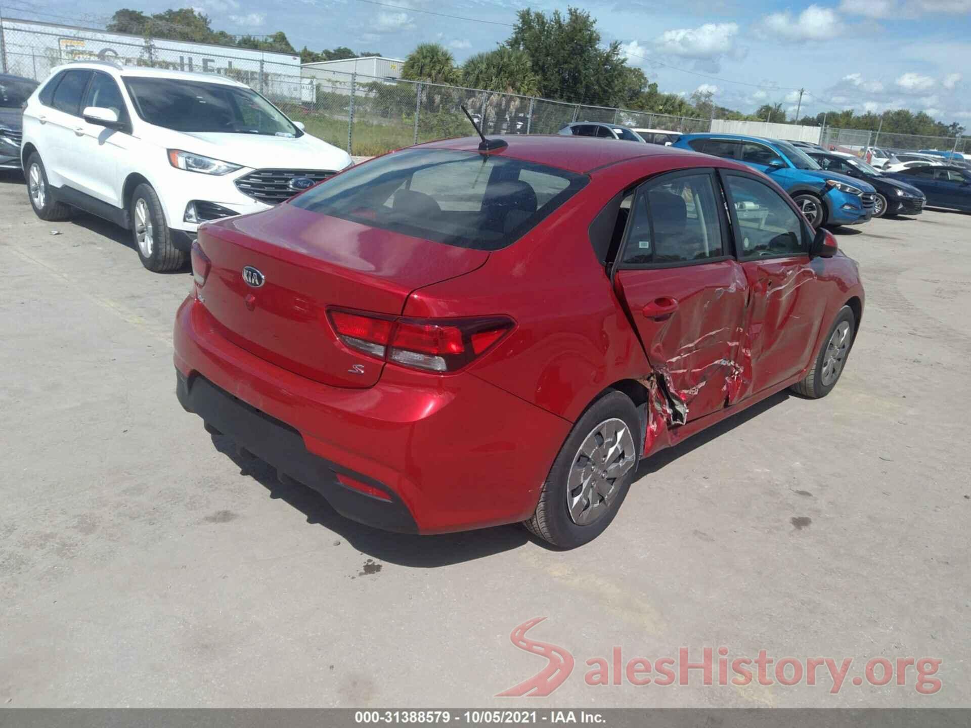 3KPA24AD3LE295825 2020 KIA RIO