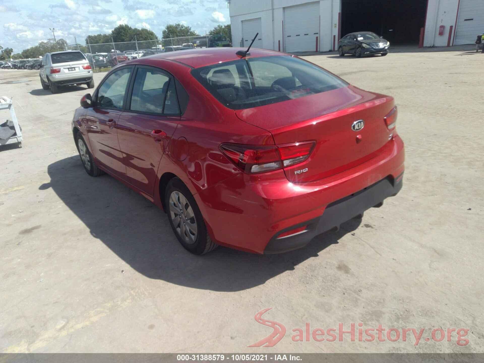 3KPA24AD3LE295825 2020 KIA RIO