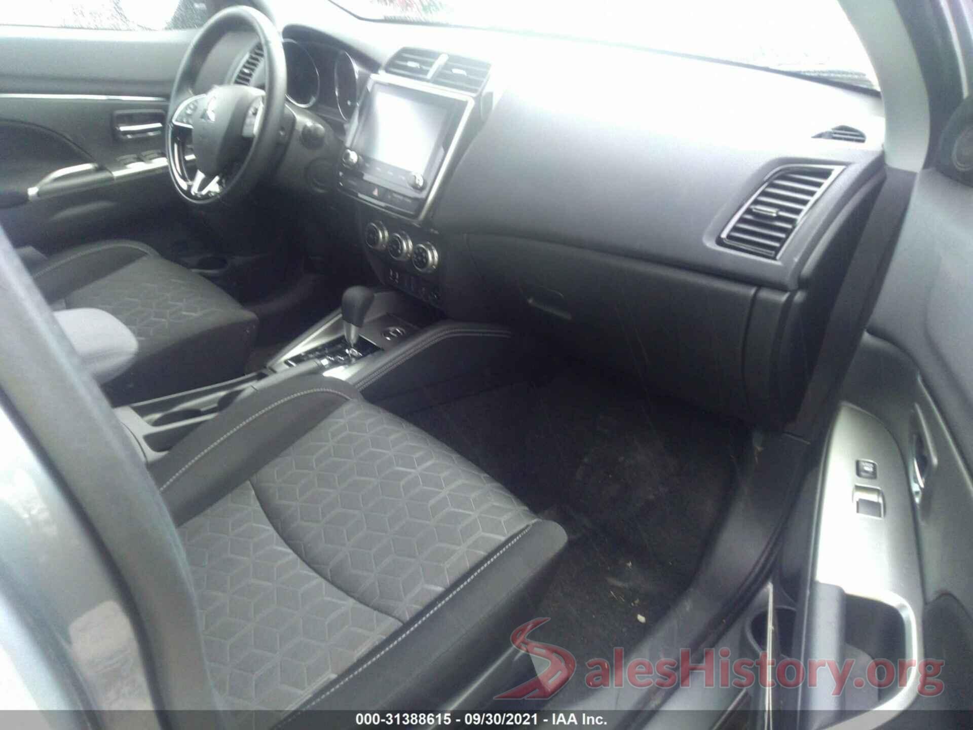 JA4ARUAU4MU013670 2021 MITSUBISHI OUTLANDER SPORT