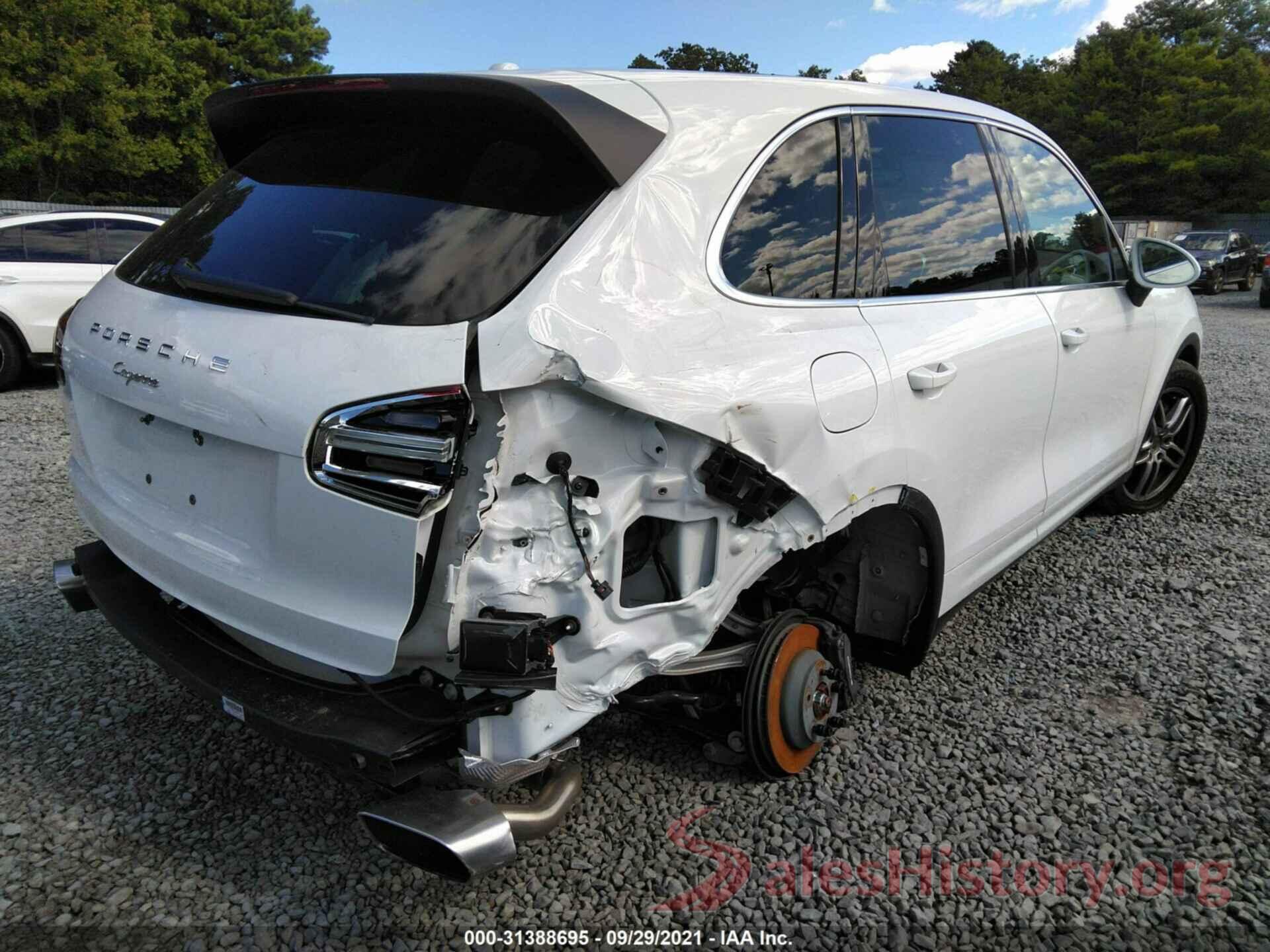 WP1AA2A22GLA09139 2016 PORSCHE CAYENNE