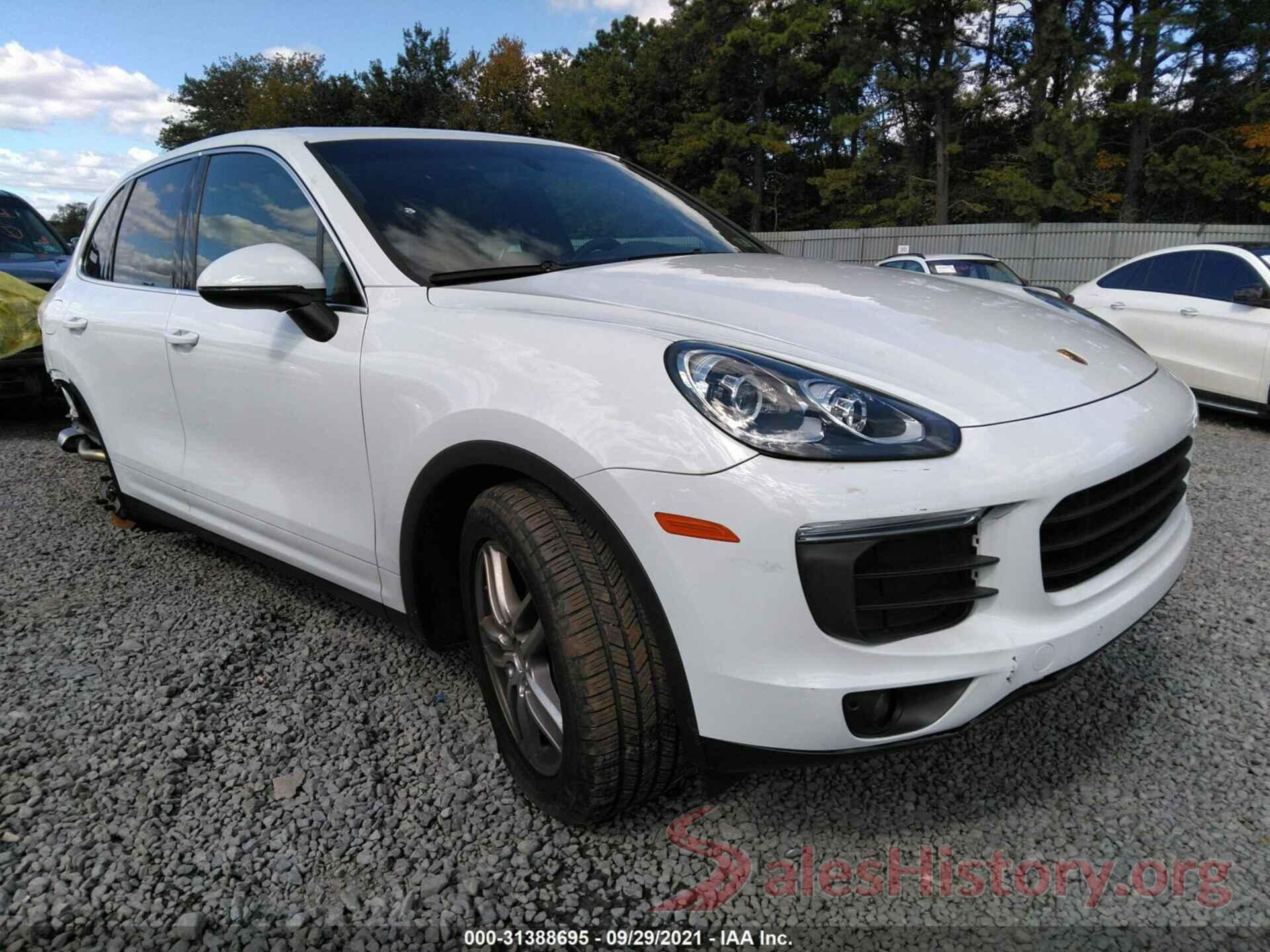 WP1AA2A22GLA09139 2016 PORSCHE CAYENNE