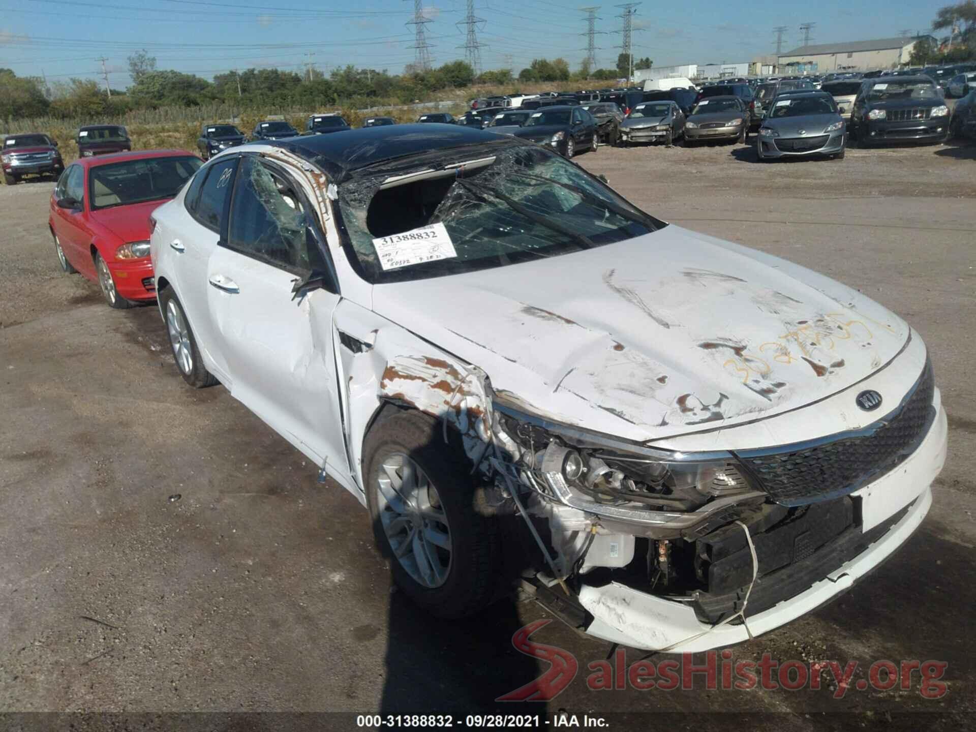 5XXGU4L34GG092268 2016 KIA OPTIMA