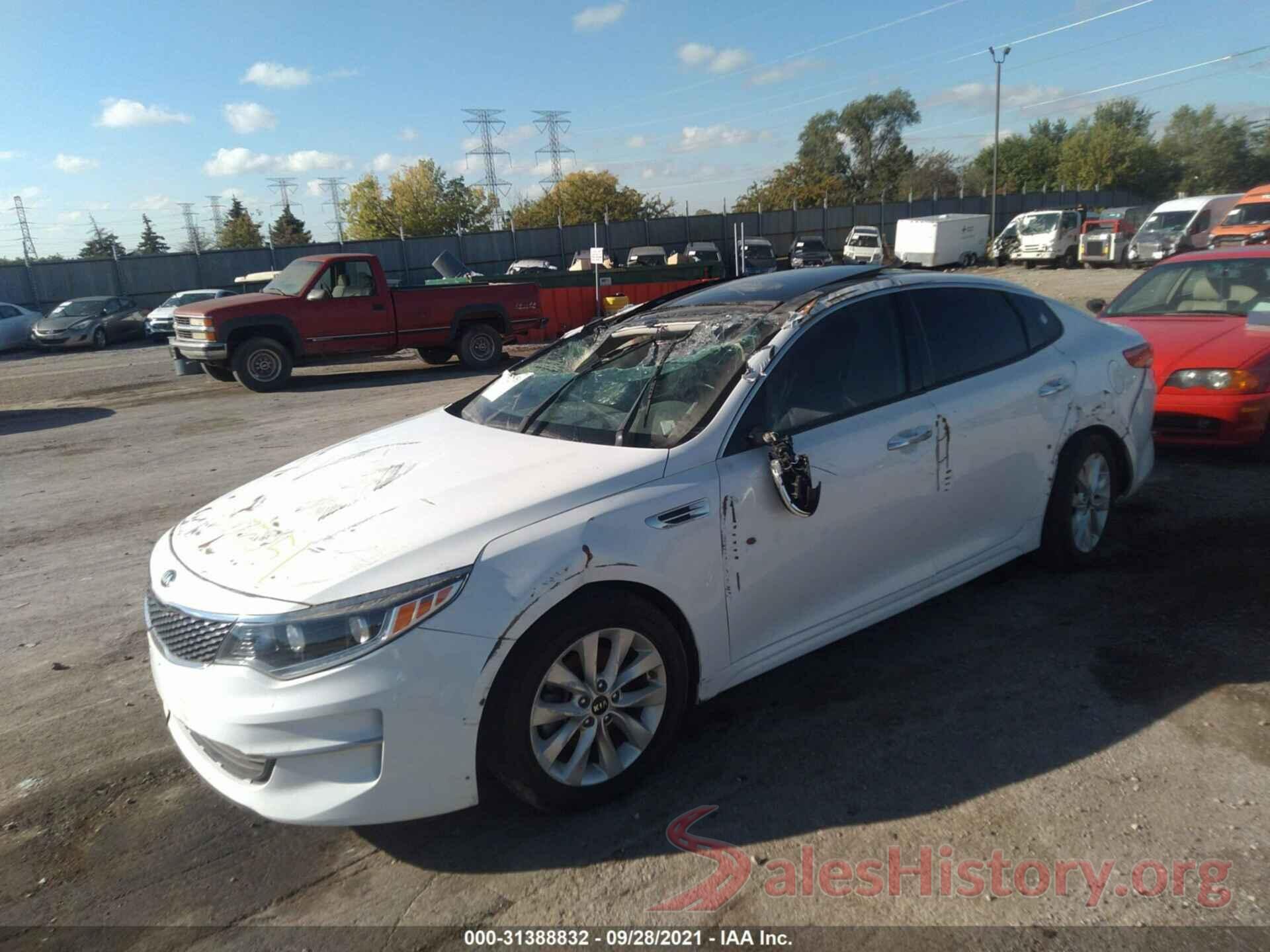 5XXGU4L34GG092268 2016 KIA OPTIMA