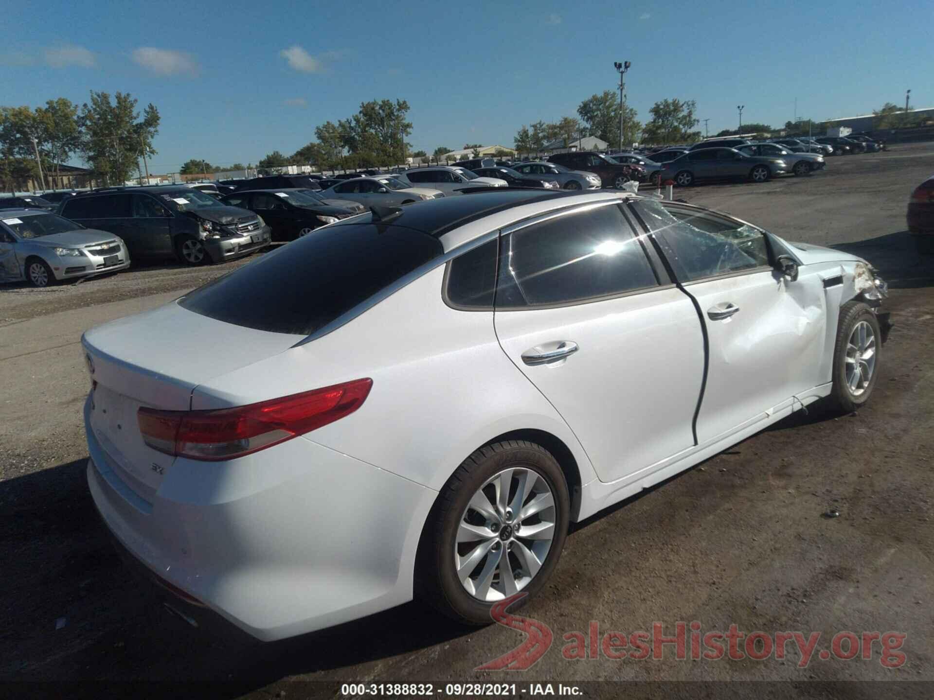 5XXGU4L34GG092268 2016 KIA OPTIMA