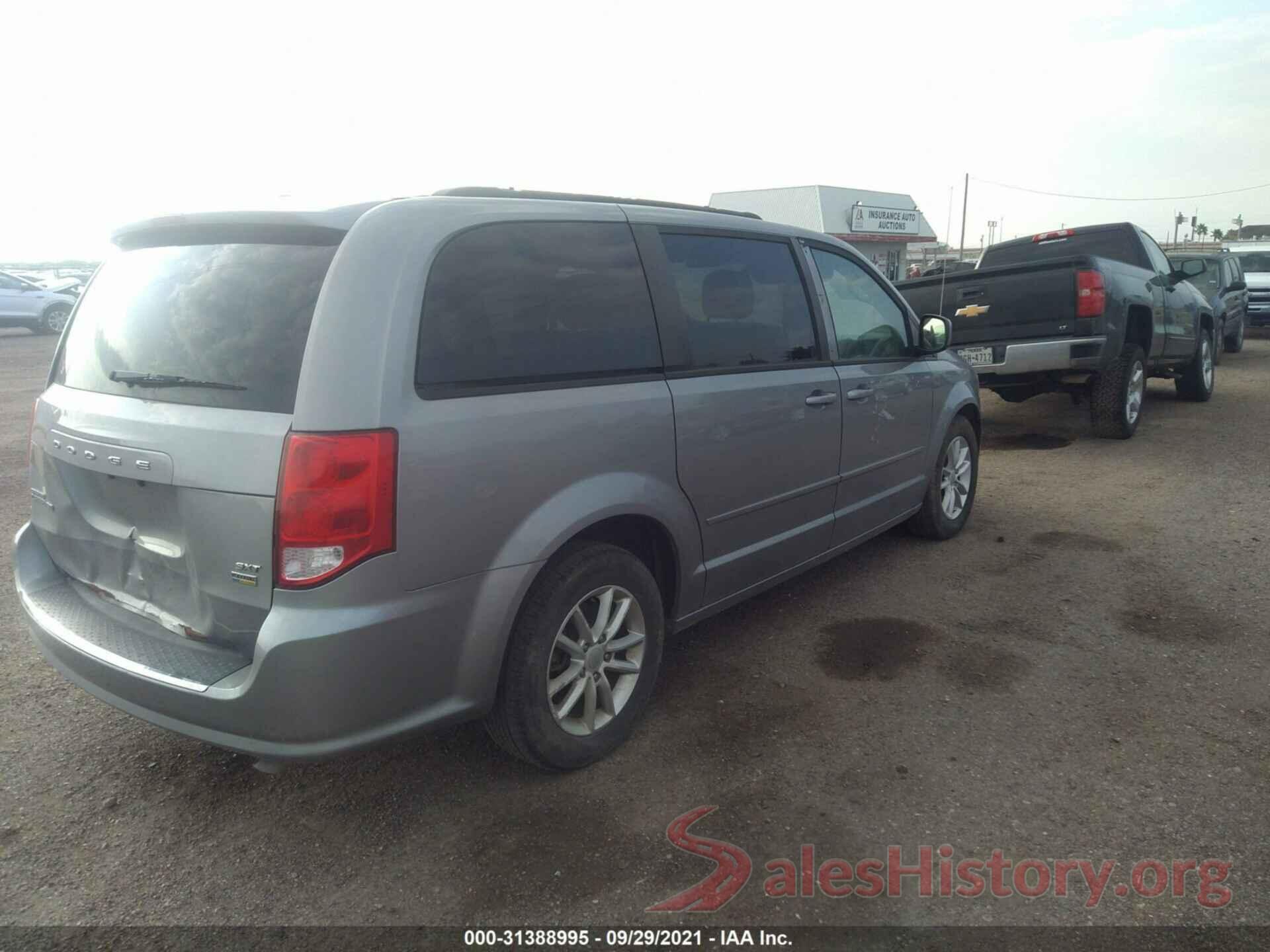 2C4RDGCGXGR169102 2016 DODGE GRAND CARAVAN