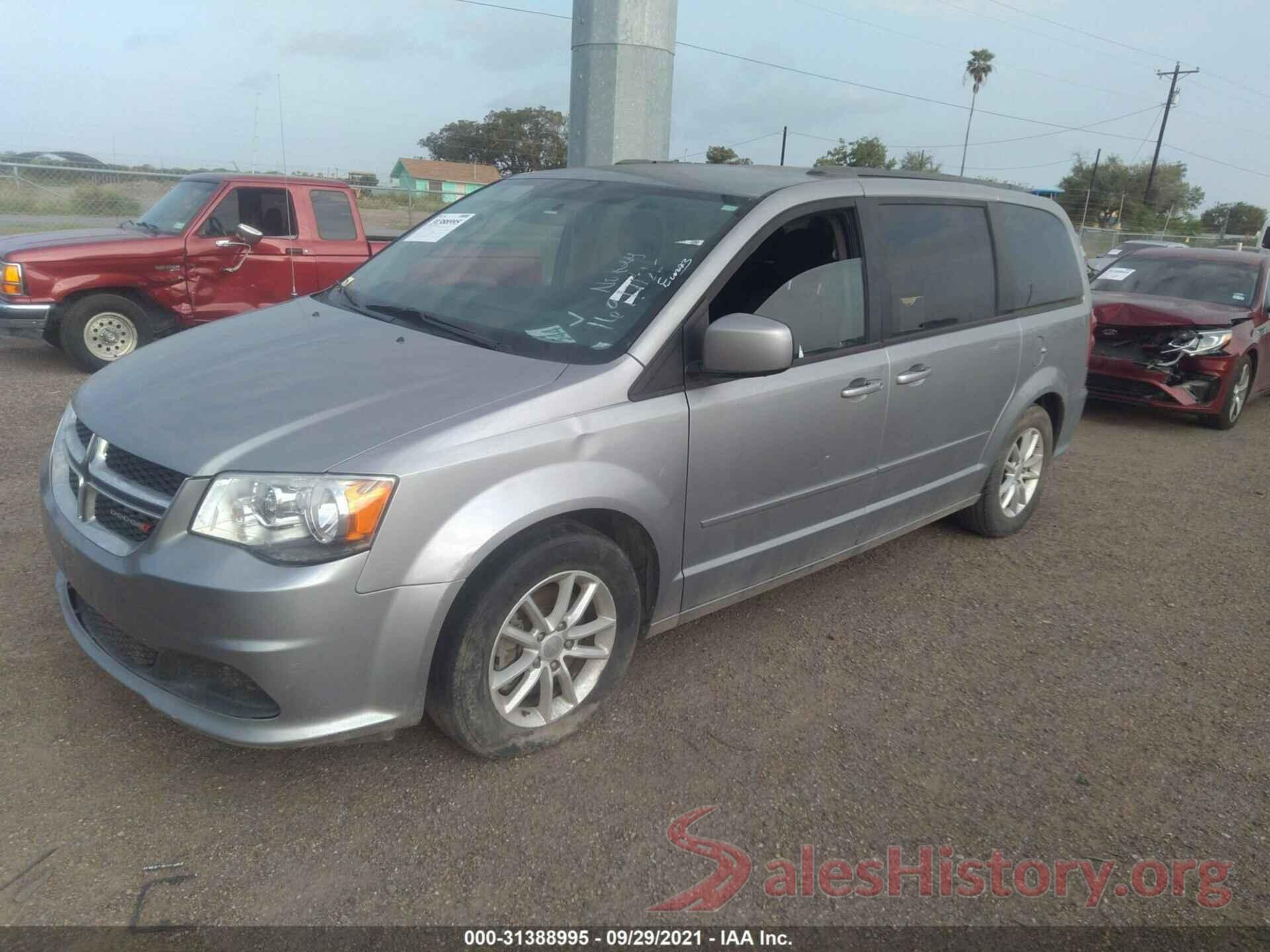 2C4RDGCGXGR169102 2016 DODGE GRAND CARAVAN