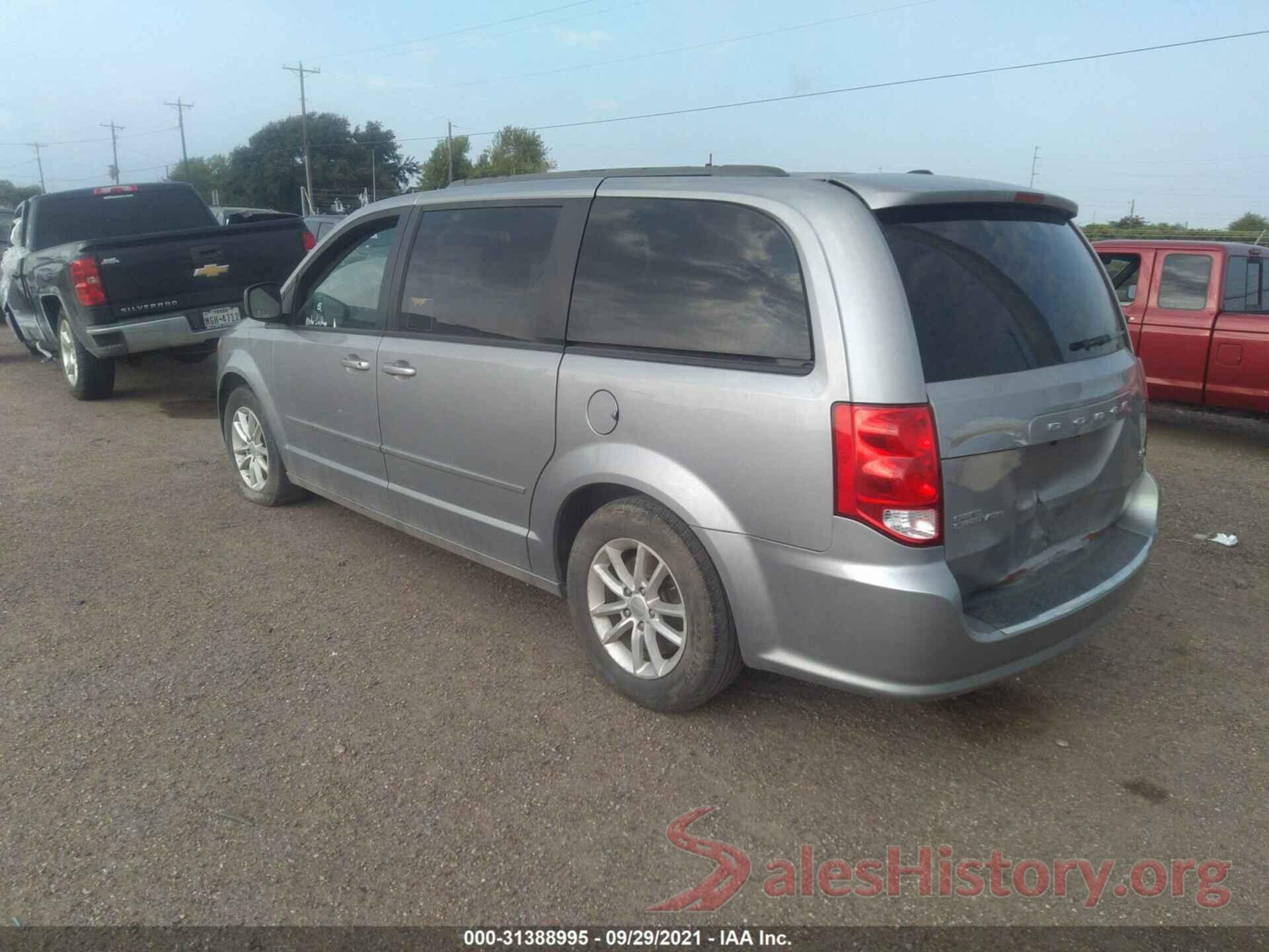 2C4RDGCGXGR169102 2016 DODGE GRAND CARAVAN