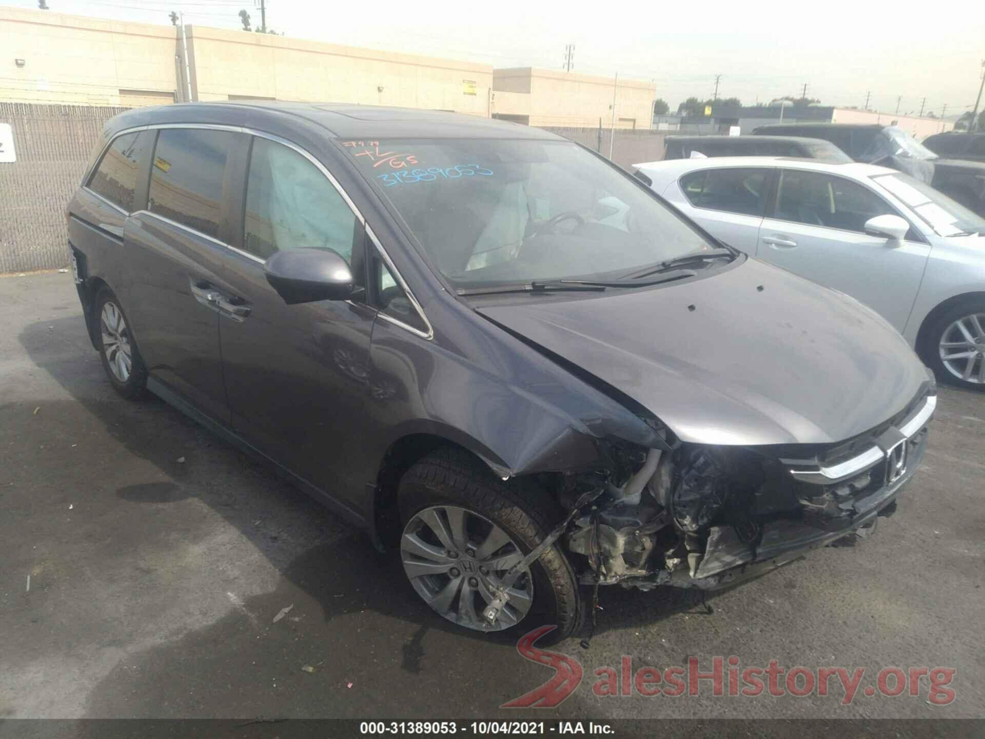 5FNRL5H68HB002595 2017 HONDA ODYSSEY